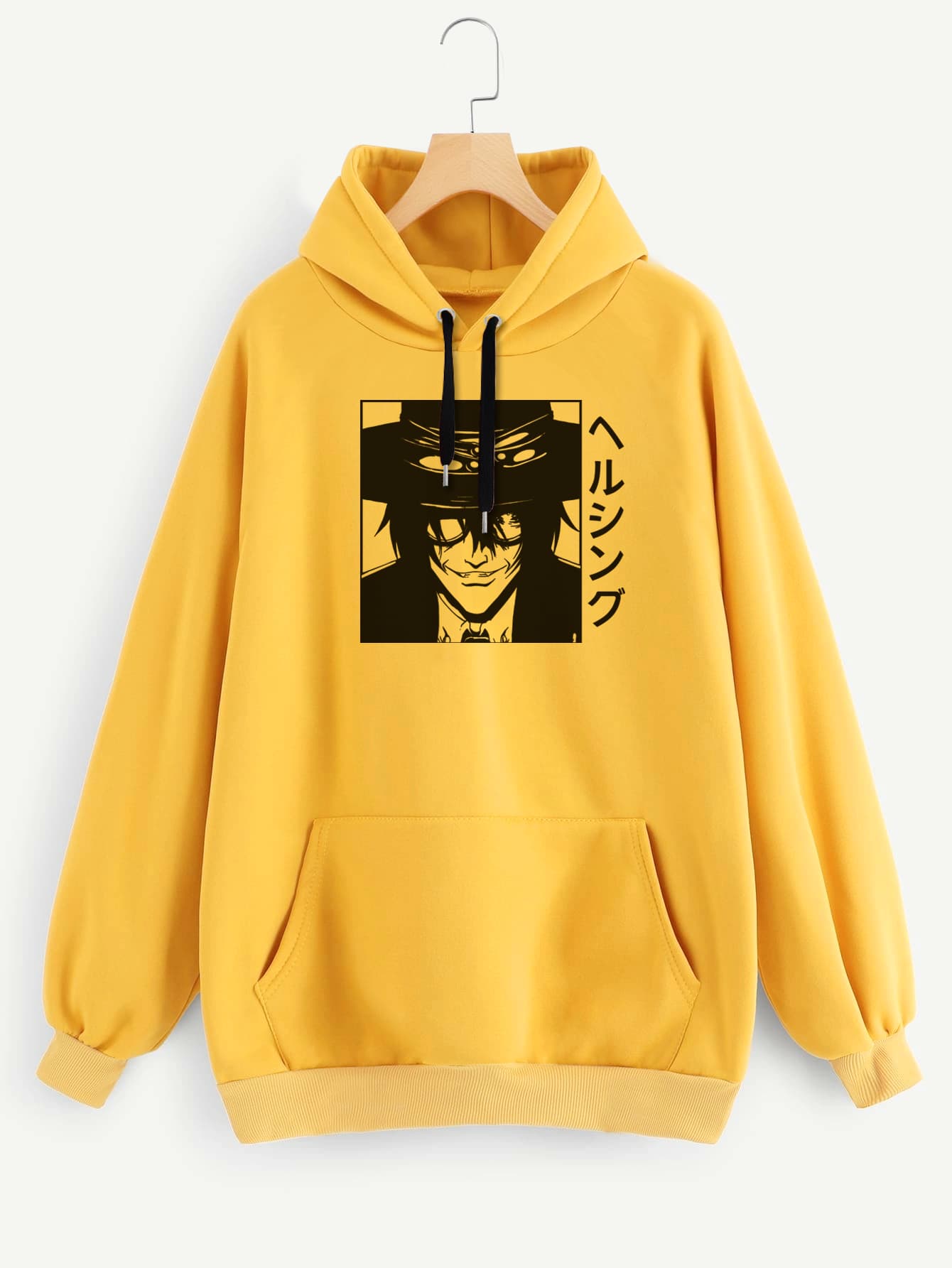 Buzo ancho hoodie Hellsing Alucard
