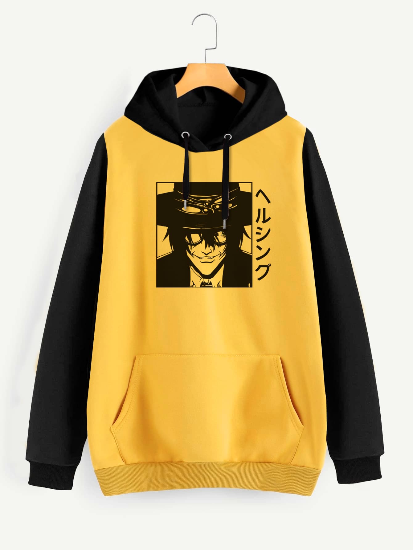 Buzo ancho hoodie Hellsing Alucard