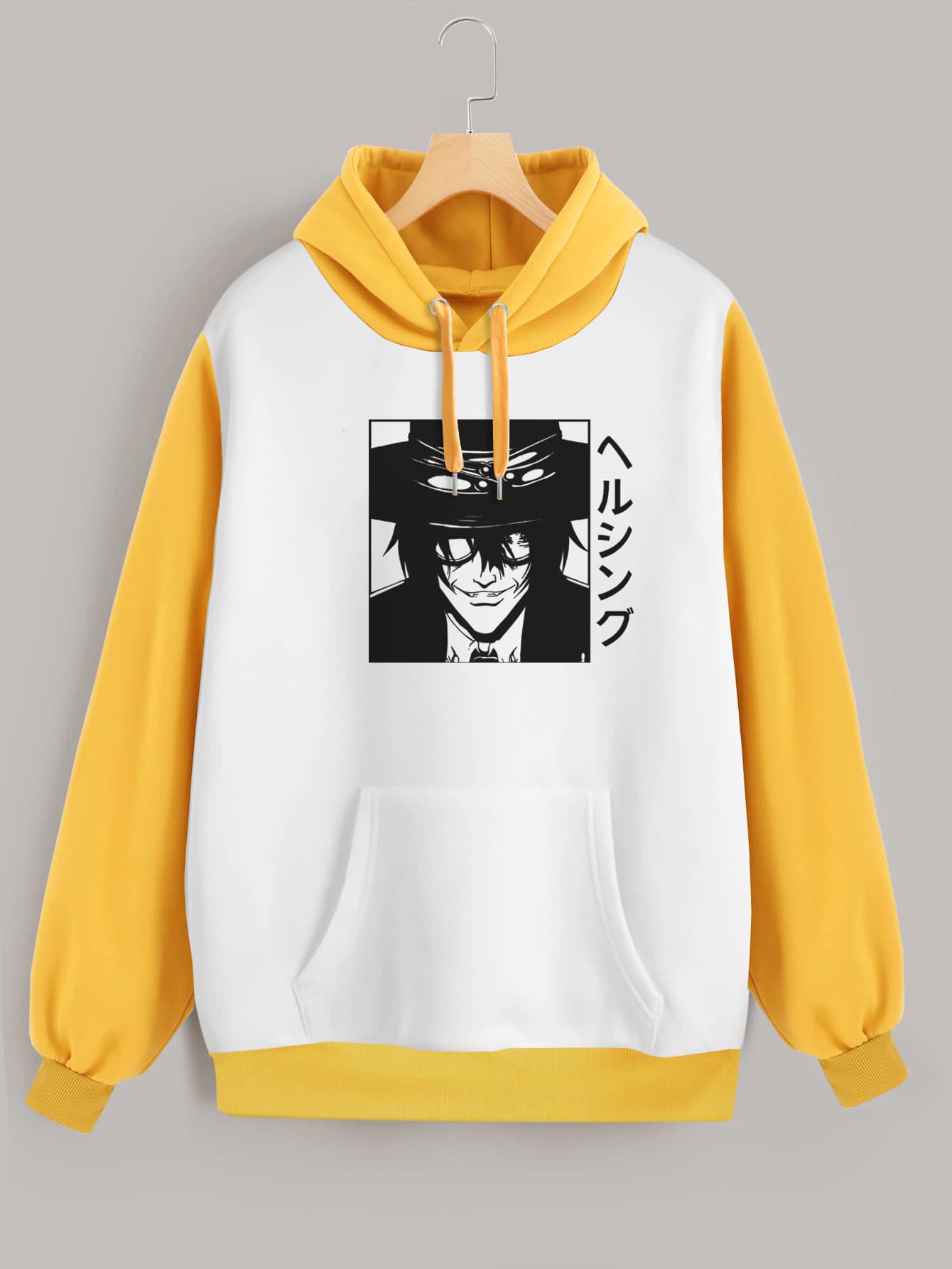 Buzo ancho hoodie Hellsing Alucard