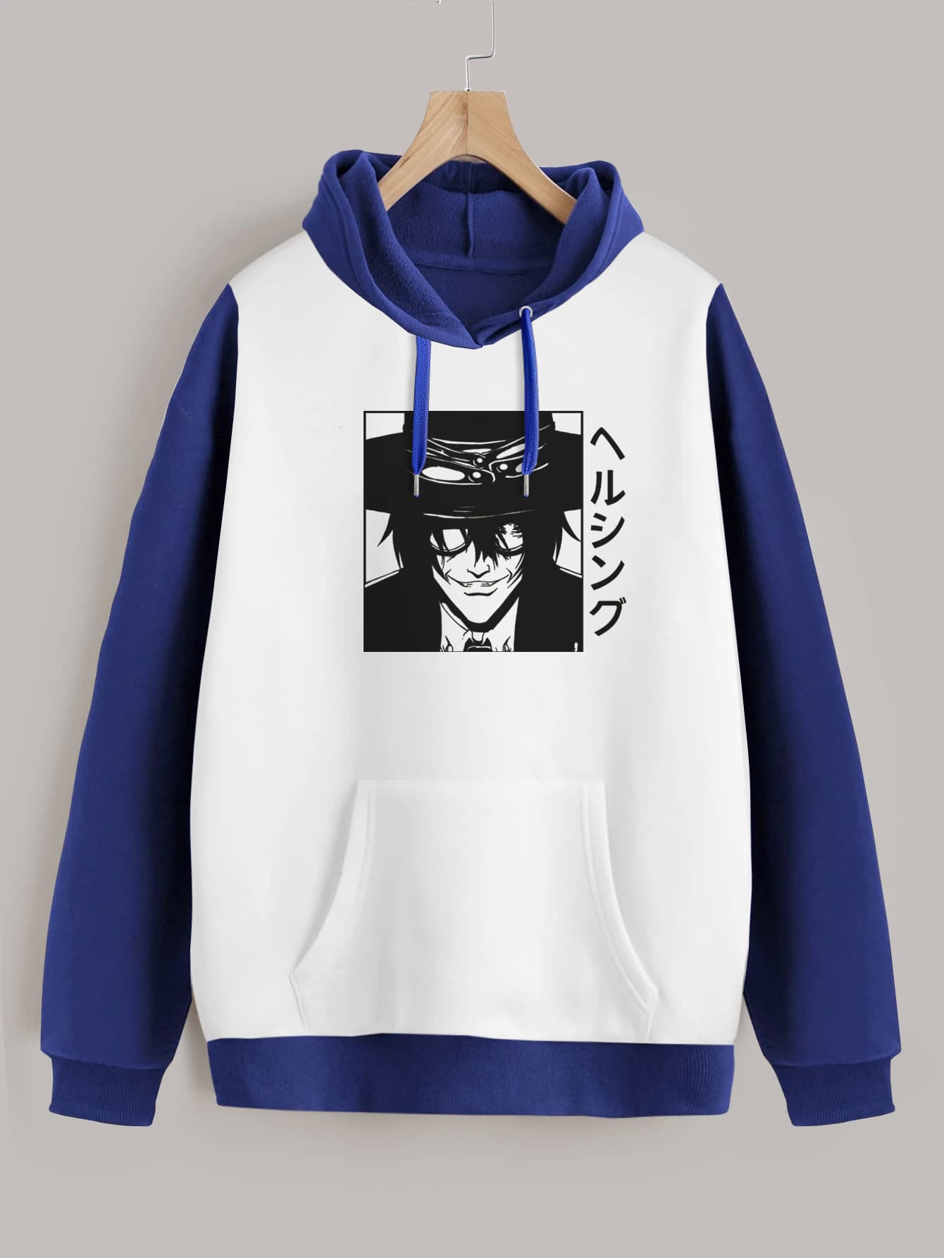 Buzo ancho hoodie Hellsing Alucard