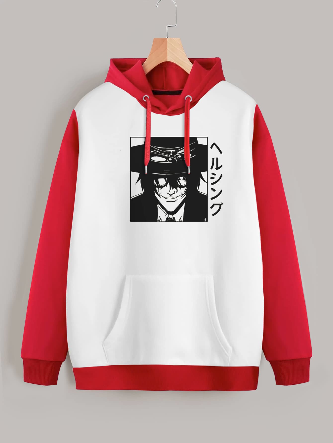 Buzo ancho hoodie Hellsing Alucard