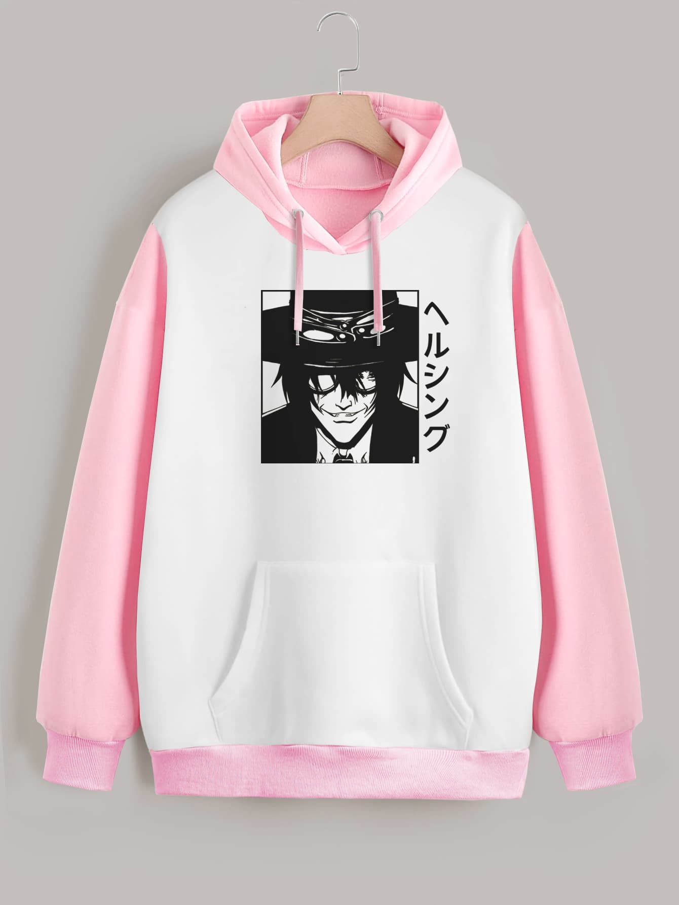 Buzo ancho hoodie Hellsing Alucard
