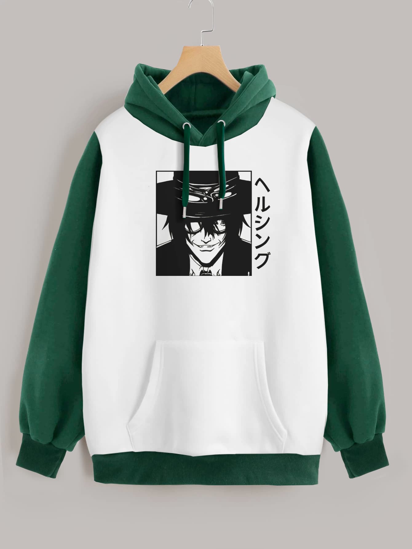 Buzo ancho hoodie Hellsing Alucard