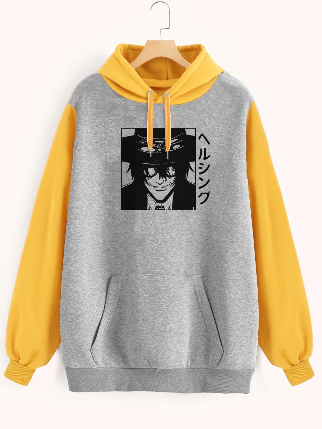 Buzo ancho hoodie Hellsing Alucard