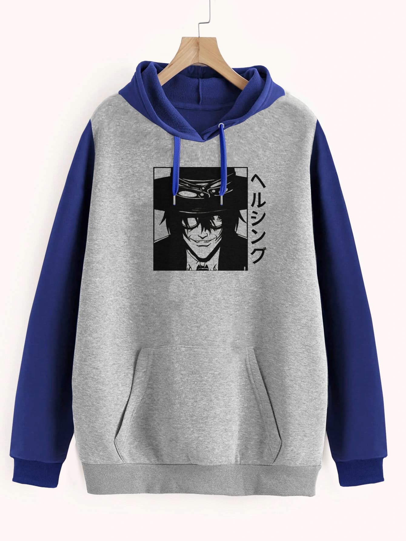 Buzo ancho hoodie Hellsing Alucard