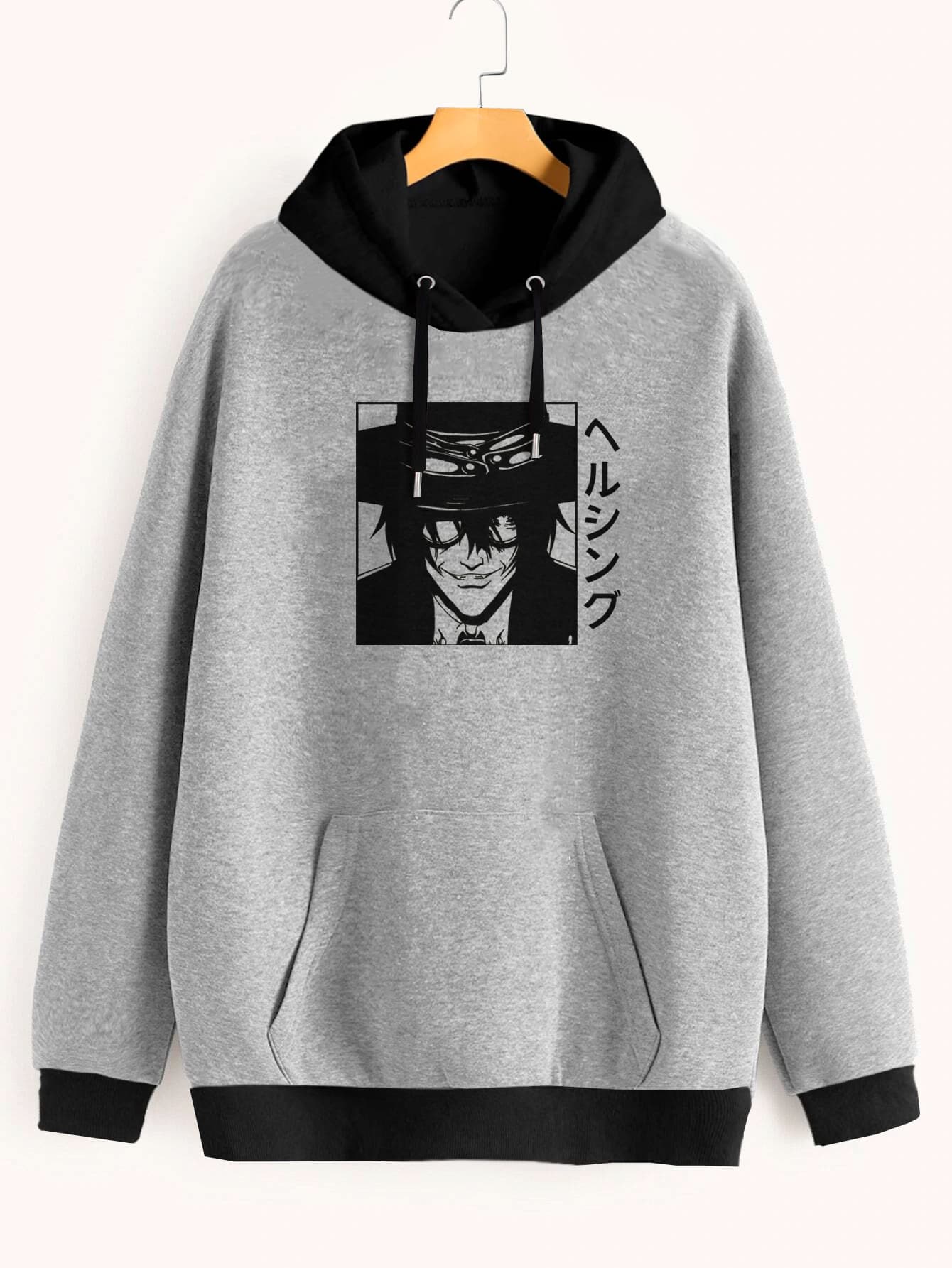 Buzo ancho hoodie Hellsing Alucard
