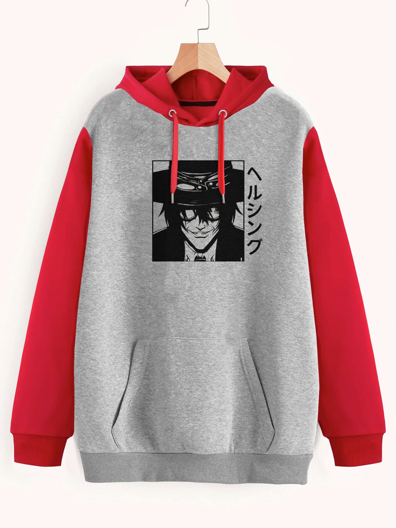 Buzo ancho hoodie Hellsing Alucard