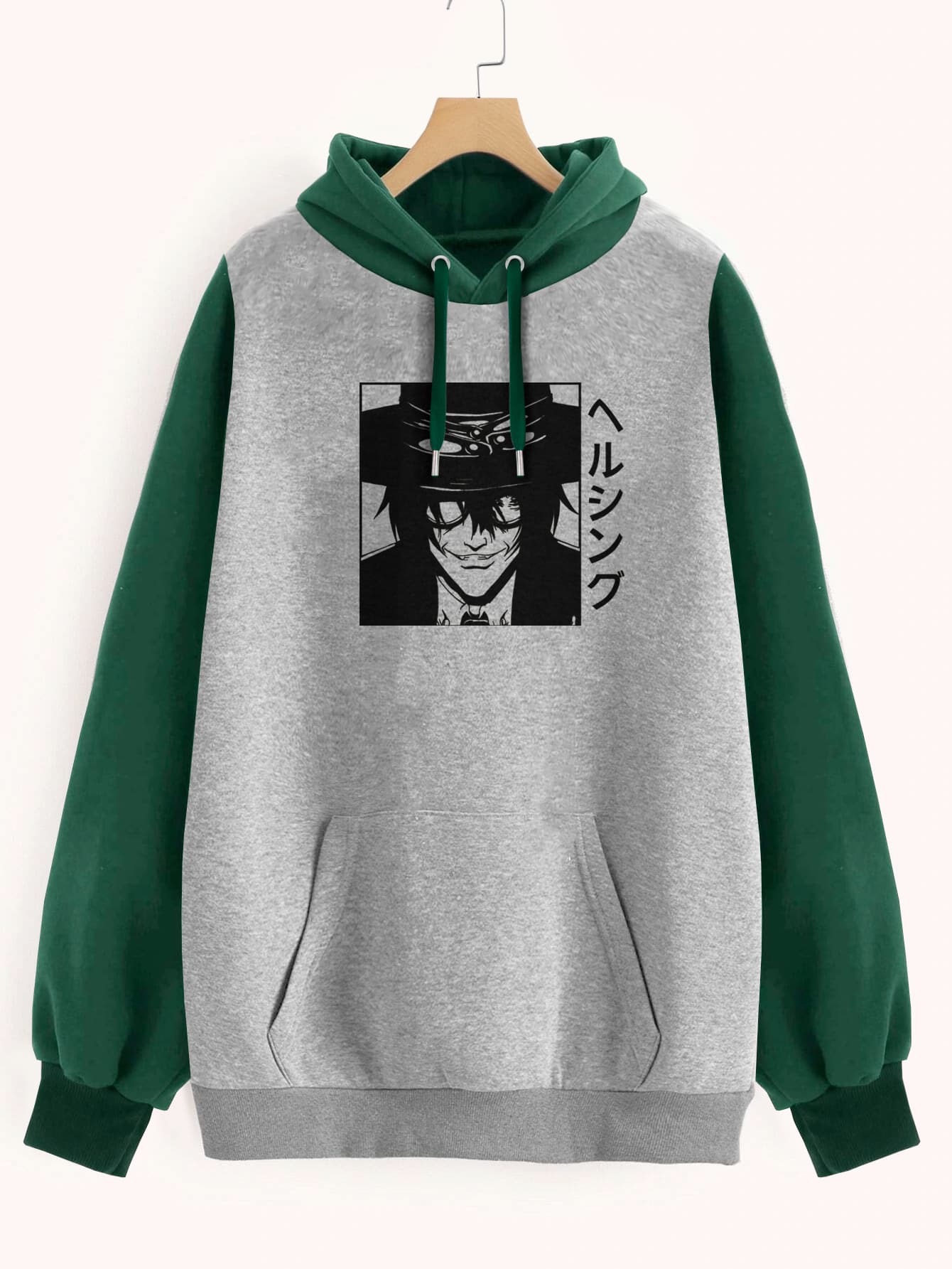 Buzo ancho hoodie Hellsing Alucard