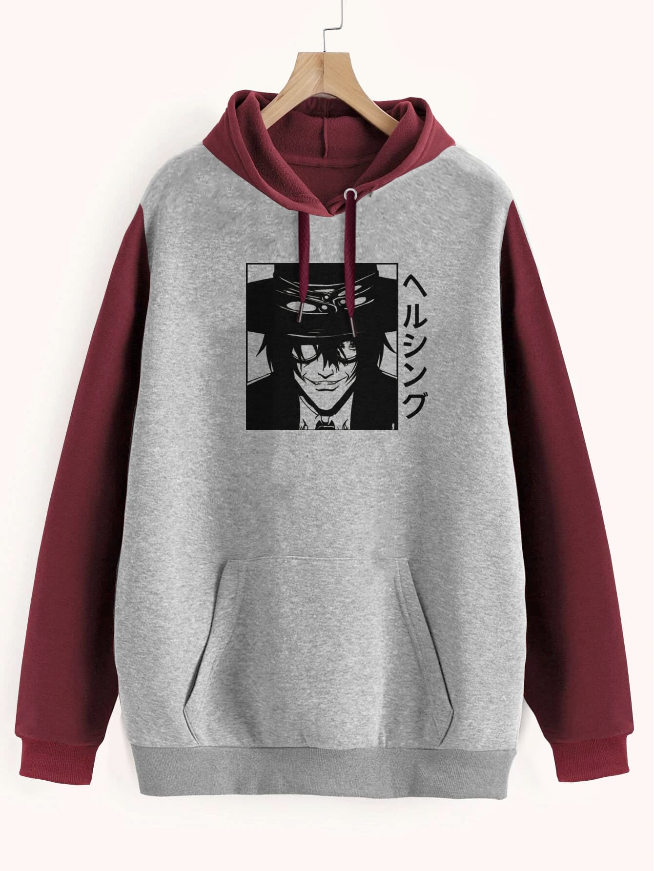 Buzo ancho hoodie Hellsing Alucard