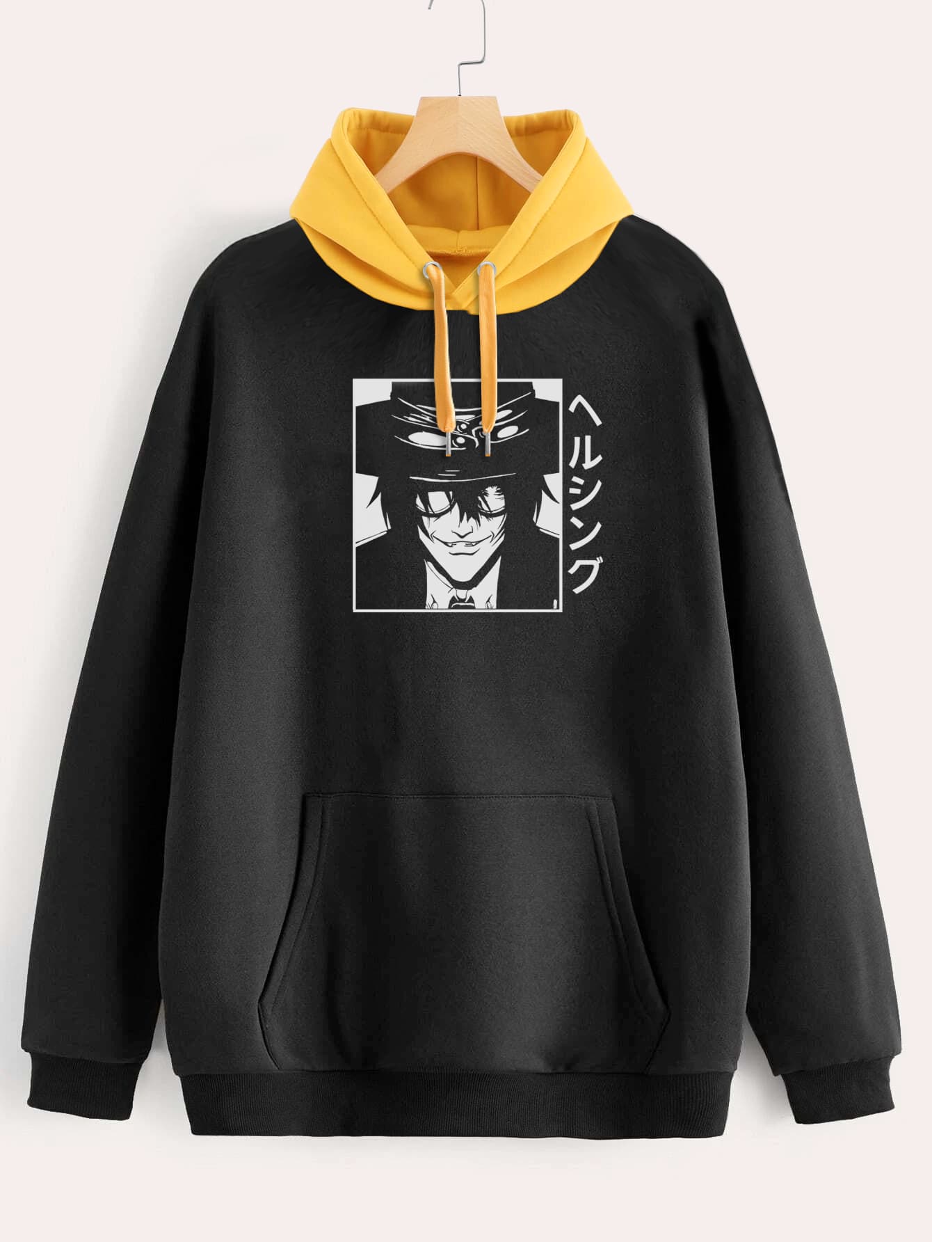 Buzo ancho hoodie Hellsing Alucard