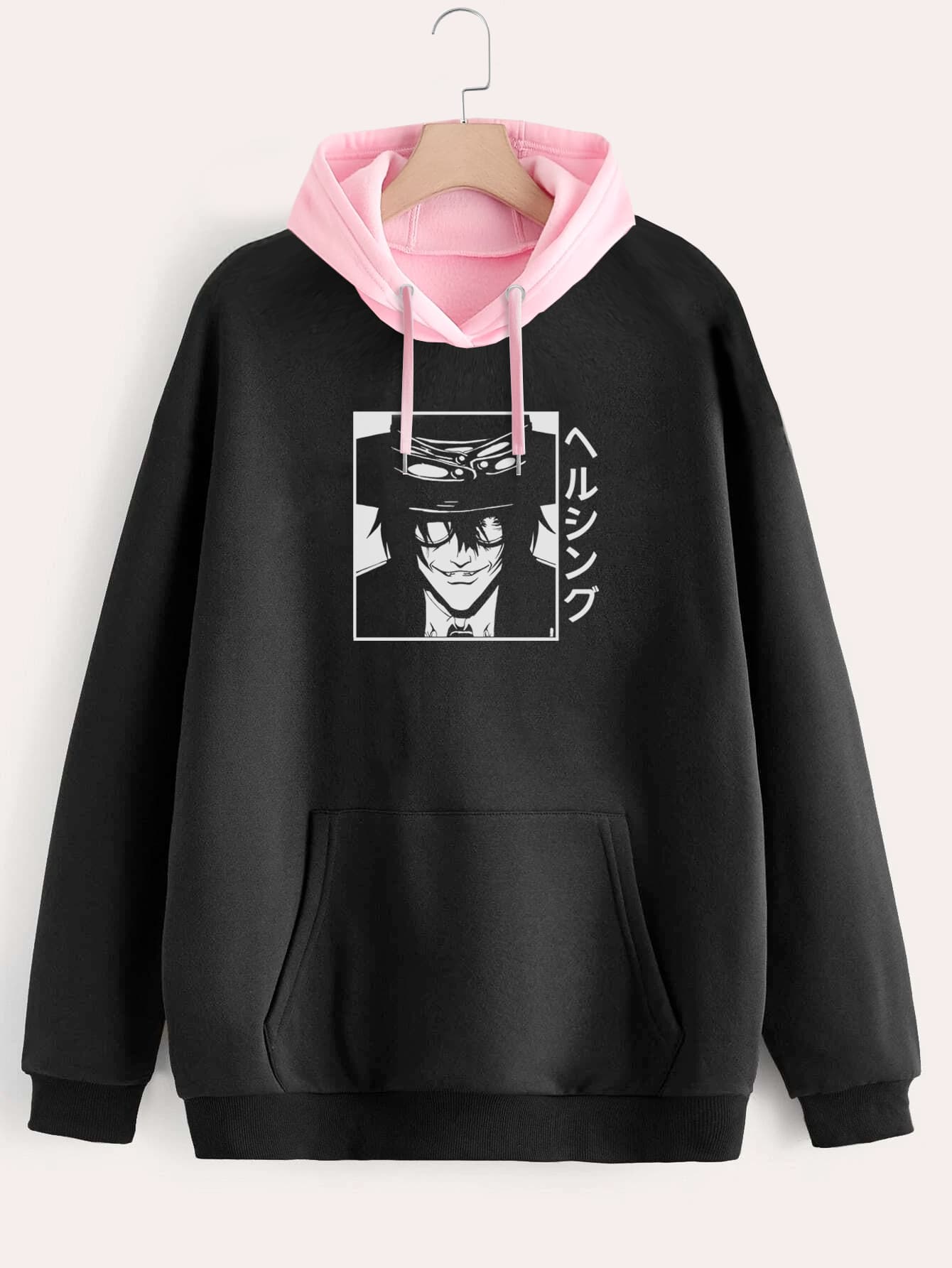 Buzo ancho hoodie Hellsing Alucard