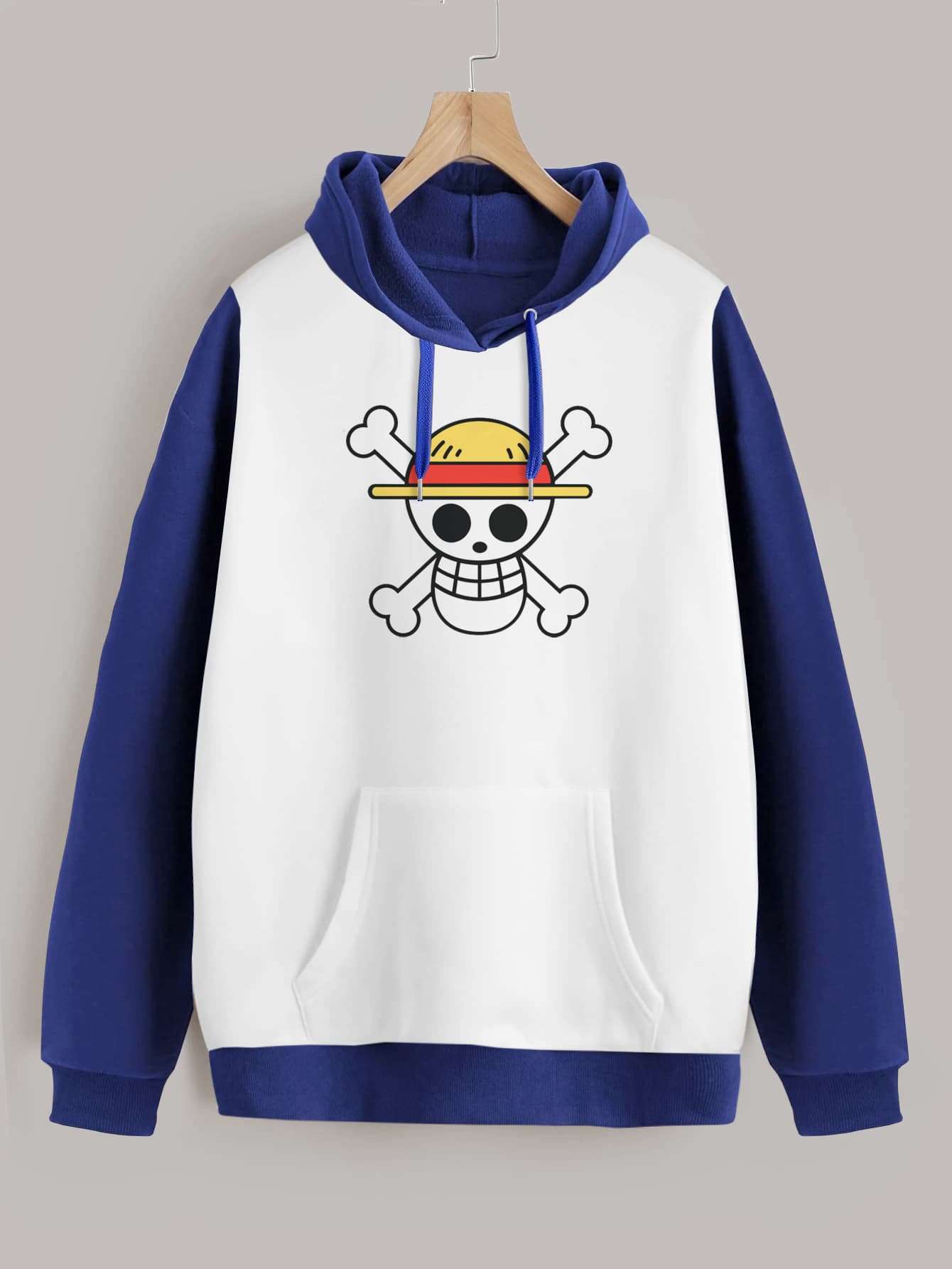 Buzo ancho hoodie One Piece