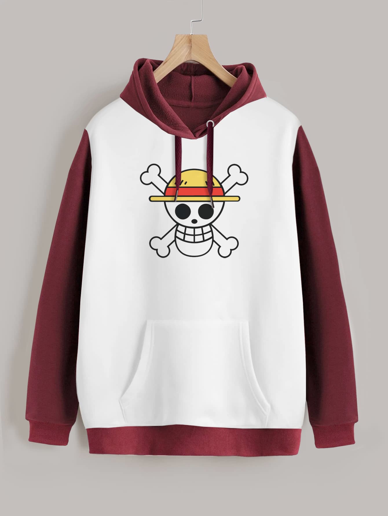 Buzo ancho hoodie One Piece