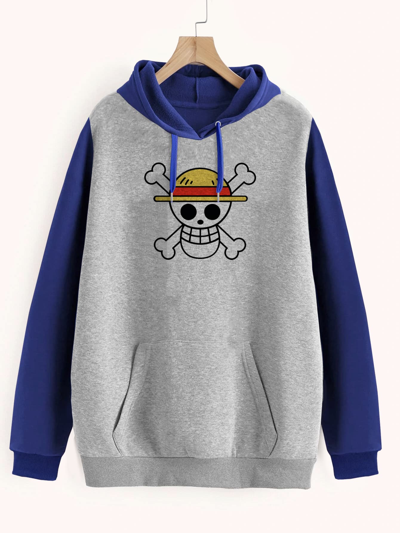 Buzo ancho hoodie One Piece