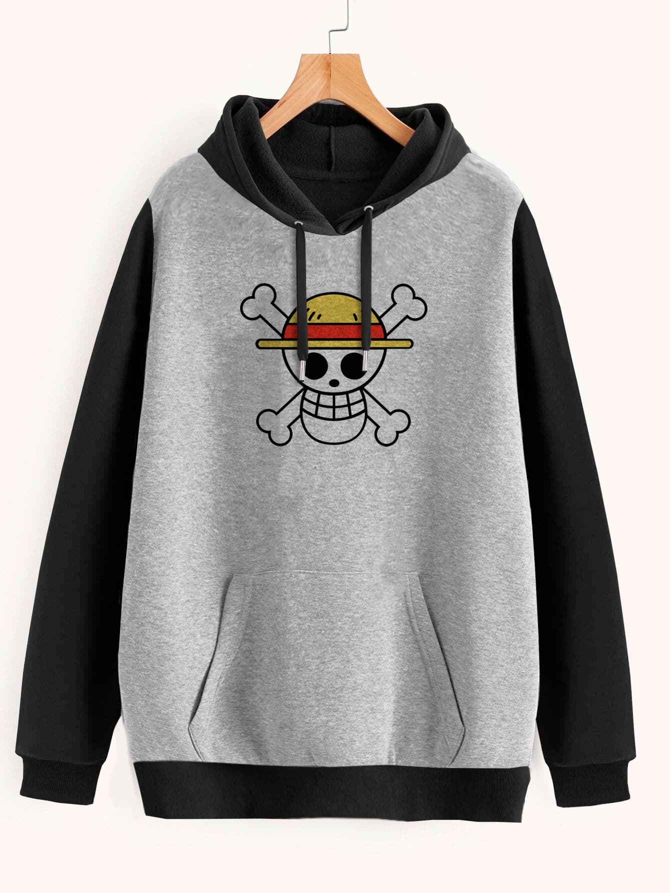 Buzo ancho hoodie One Piece
