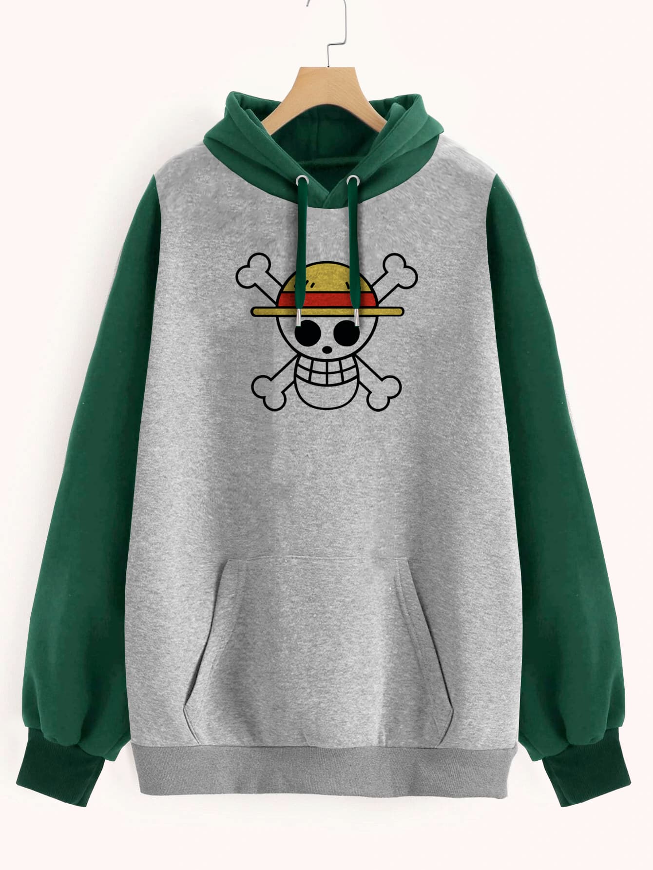 Buzo ancho hoodie One Piece