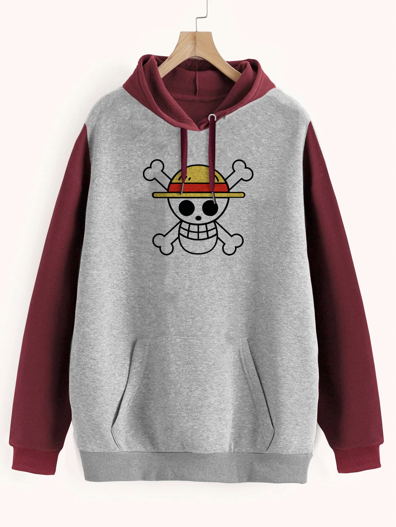Buzo ancho hoodie One Piece
