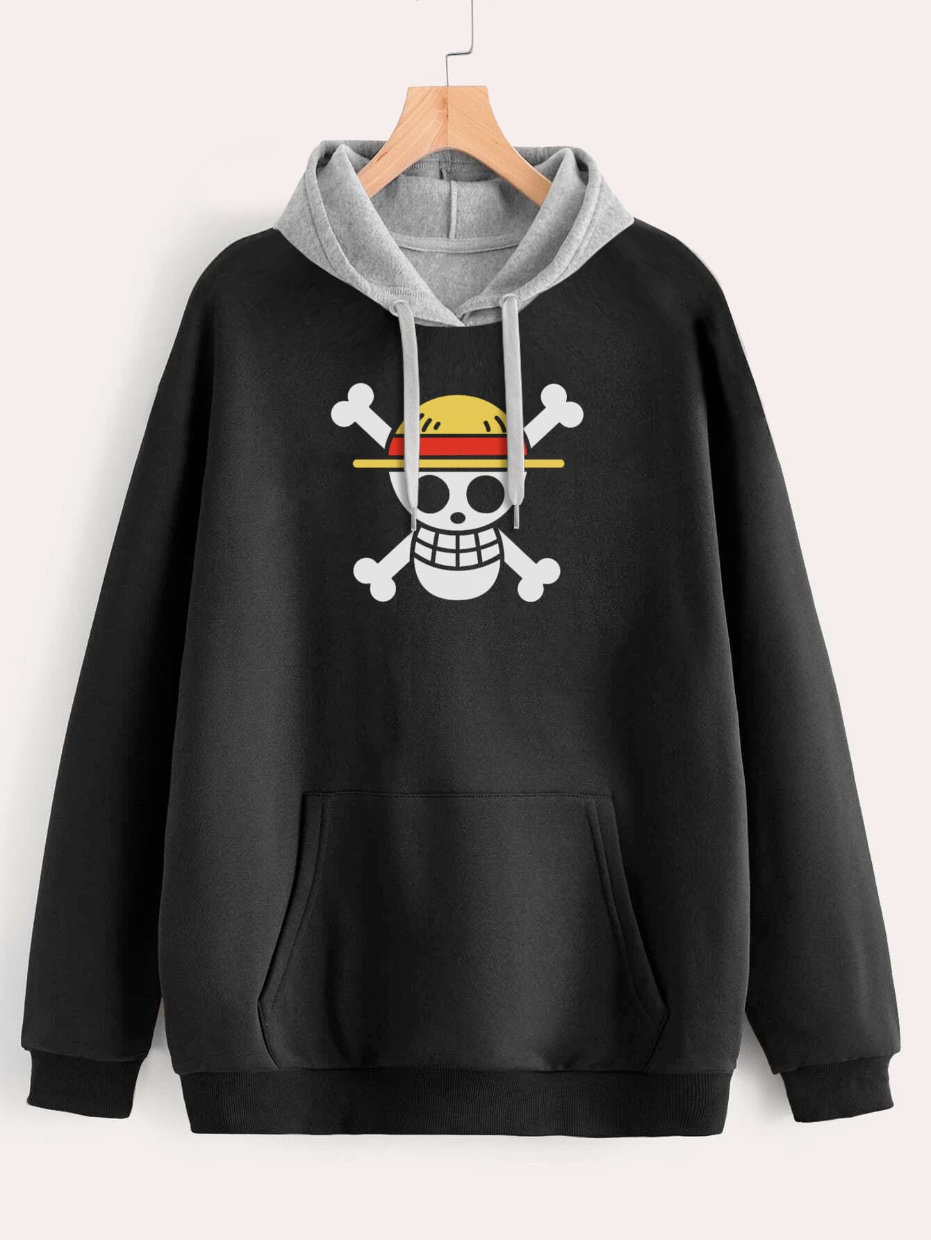 Buzo ancho hoodie One Piece