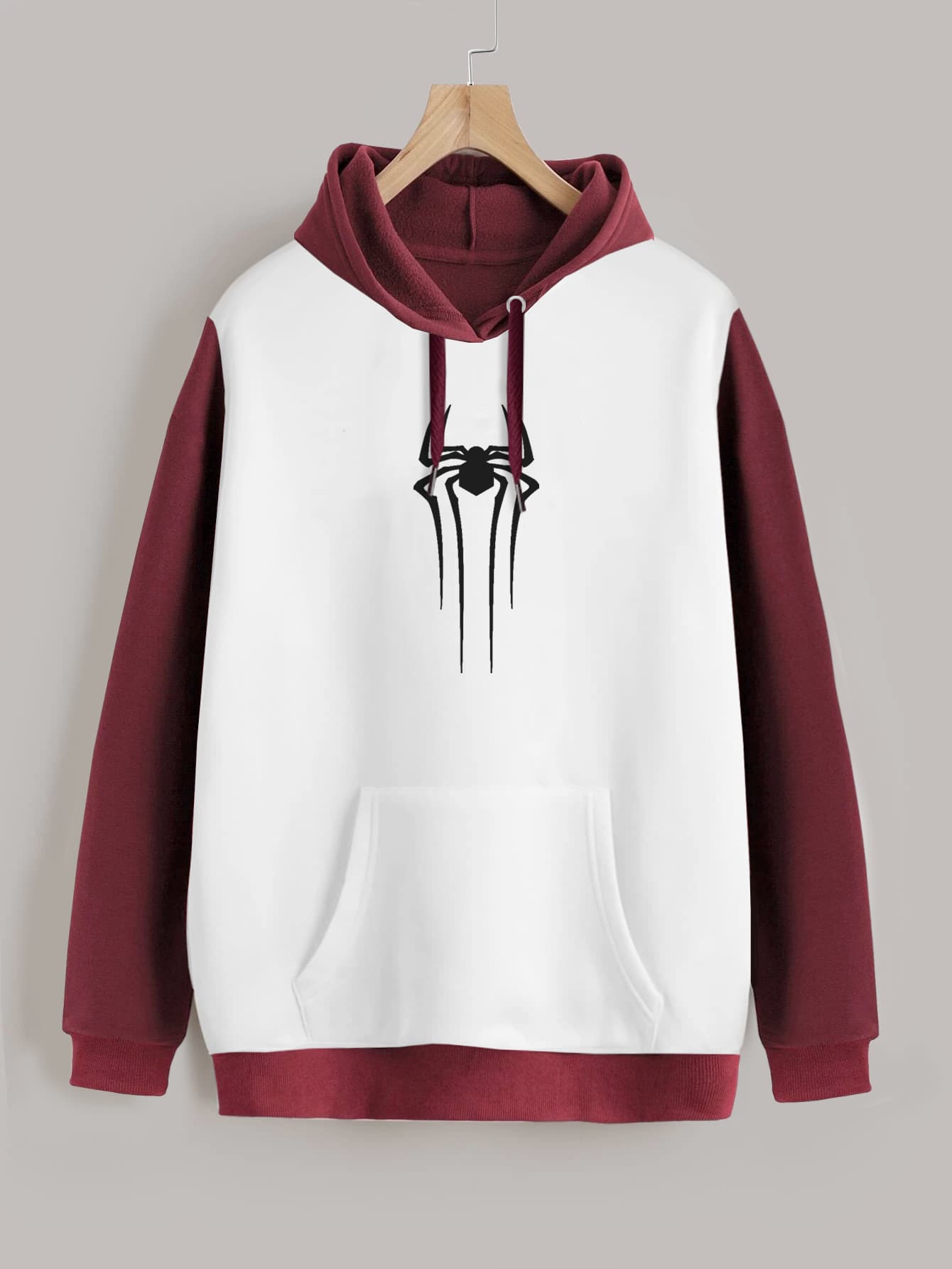 Buzo ancho hoodie Spiderman