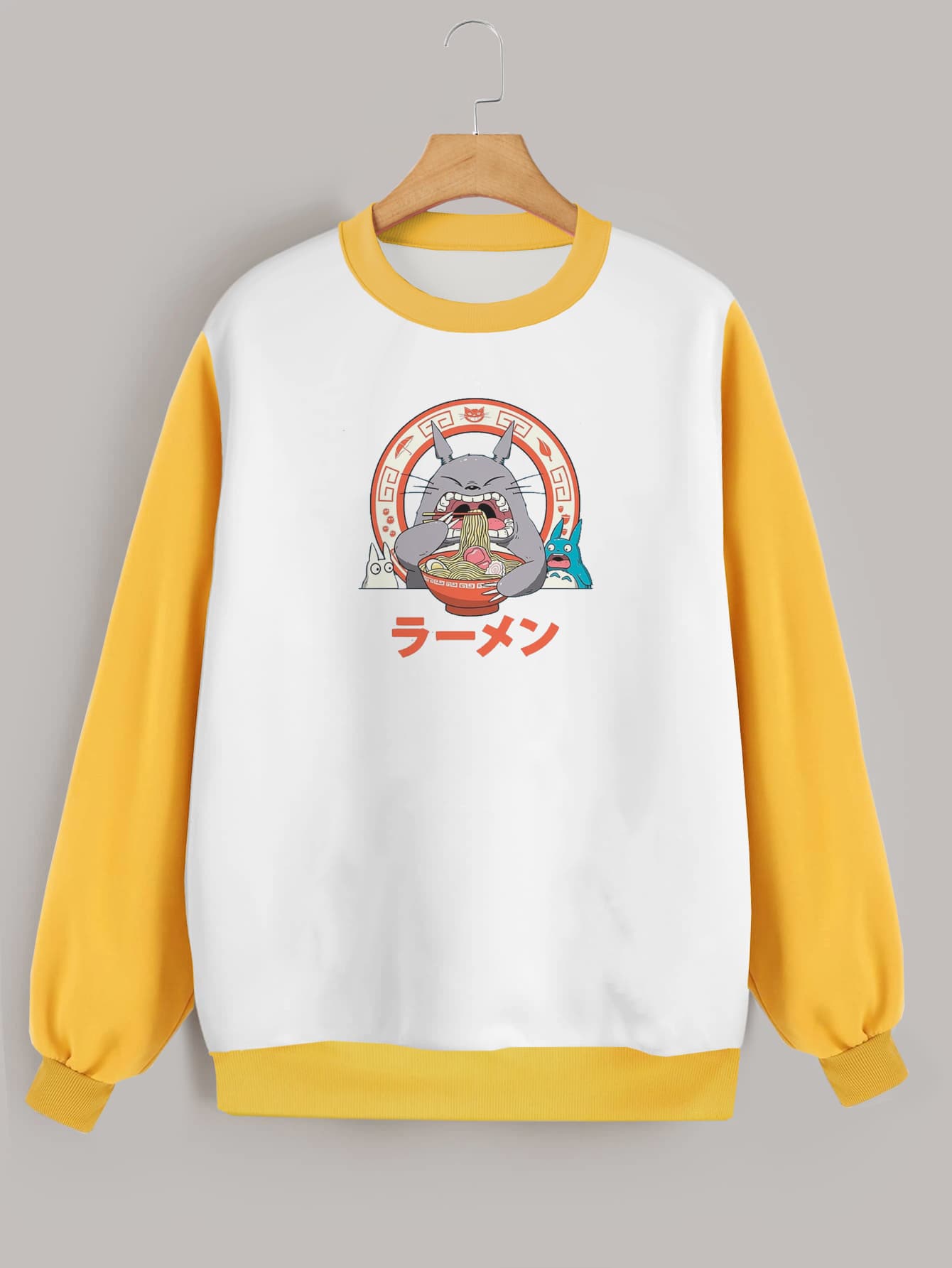 Buzo ancho cuello Totoro Ramen