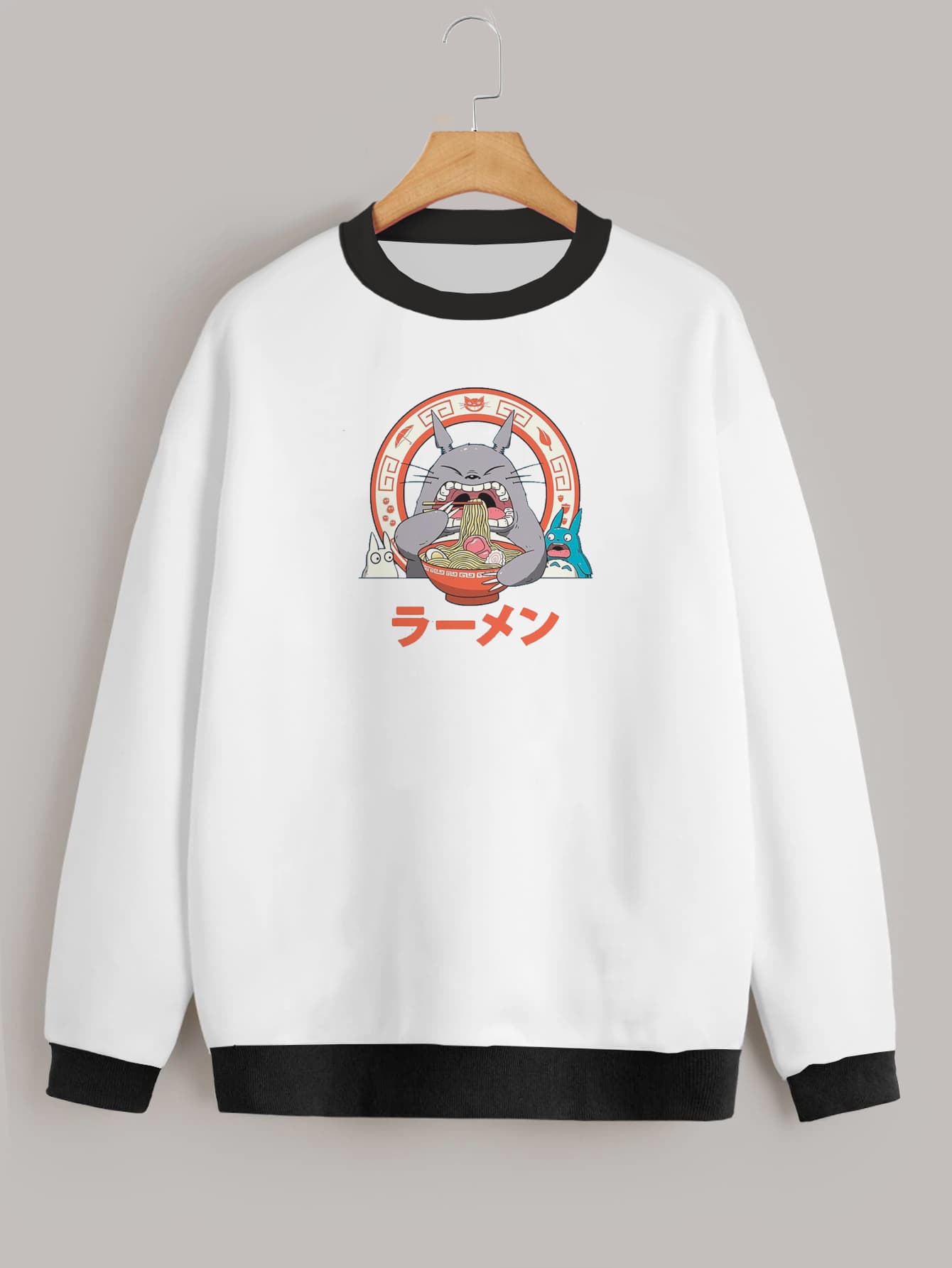 Buzo ancho cuello Totoro Ramen