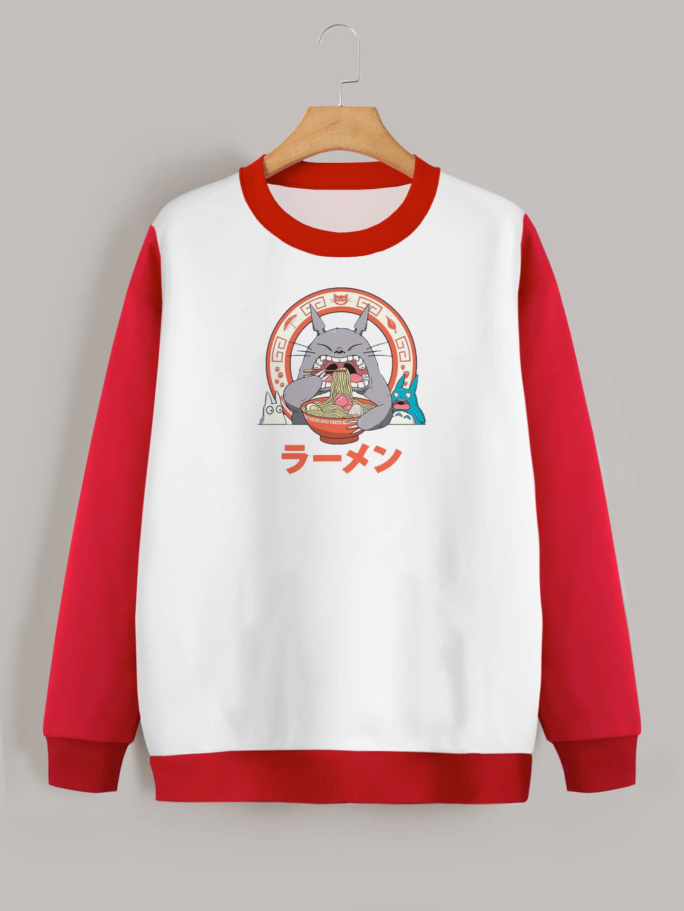 Buzo ancho cuello Totoro Ramen