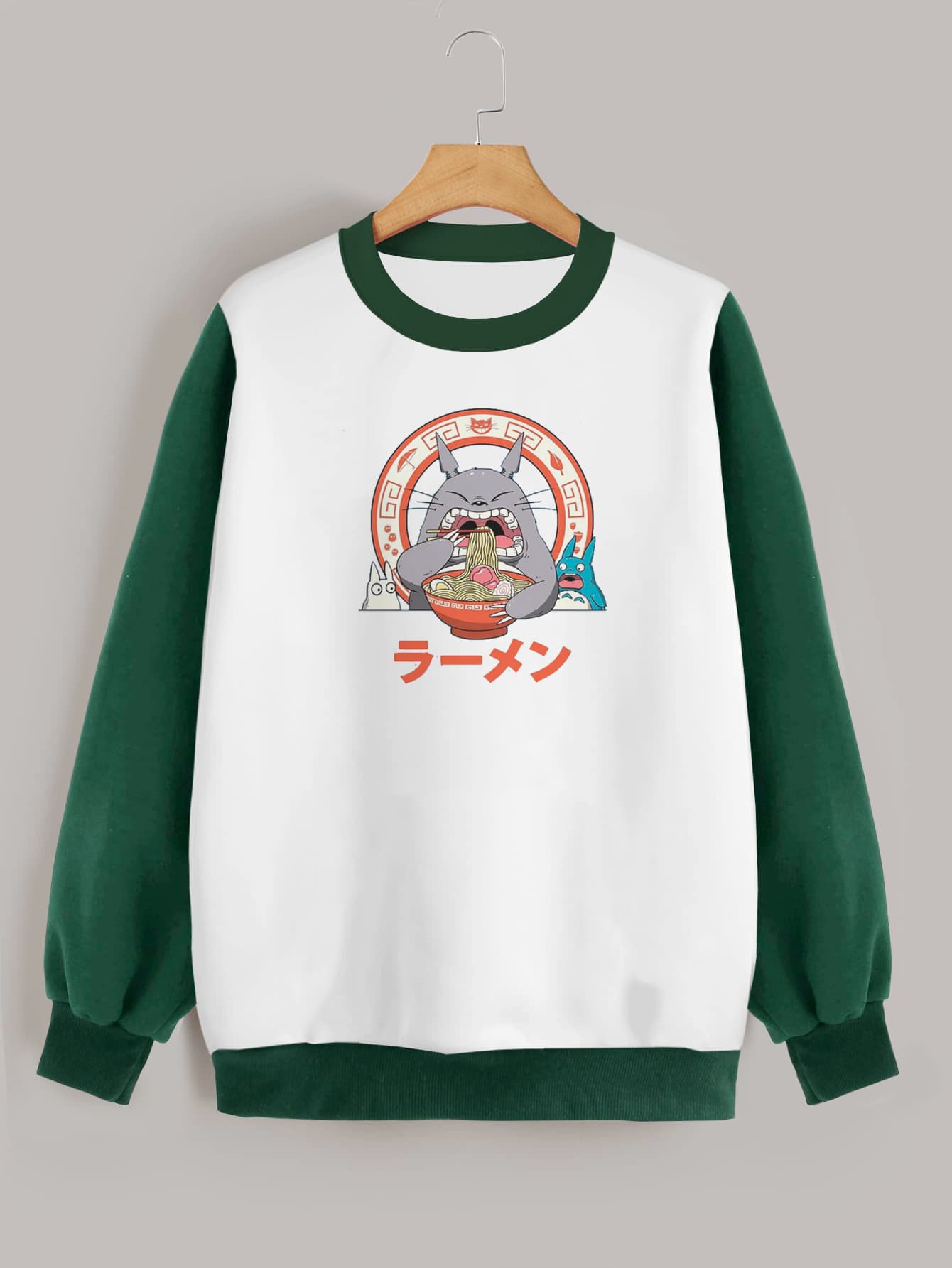 Buzo ancho cuello Totoro Ramen