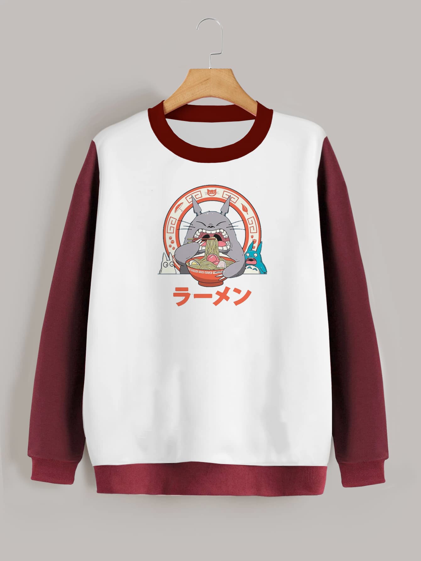 Buzo ancho cuello Totoro Ramen