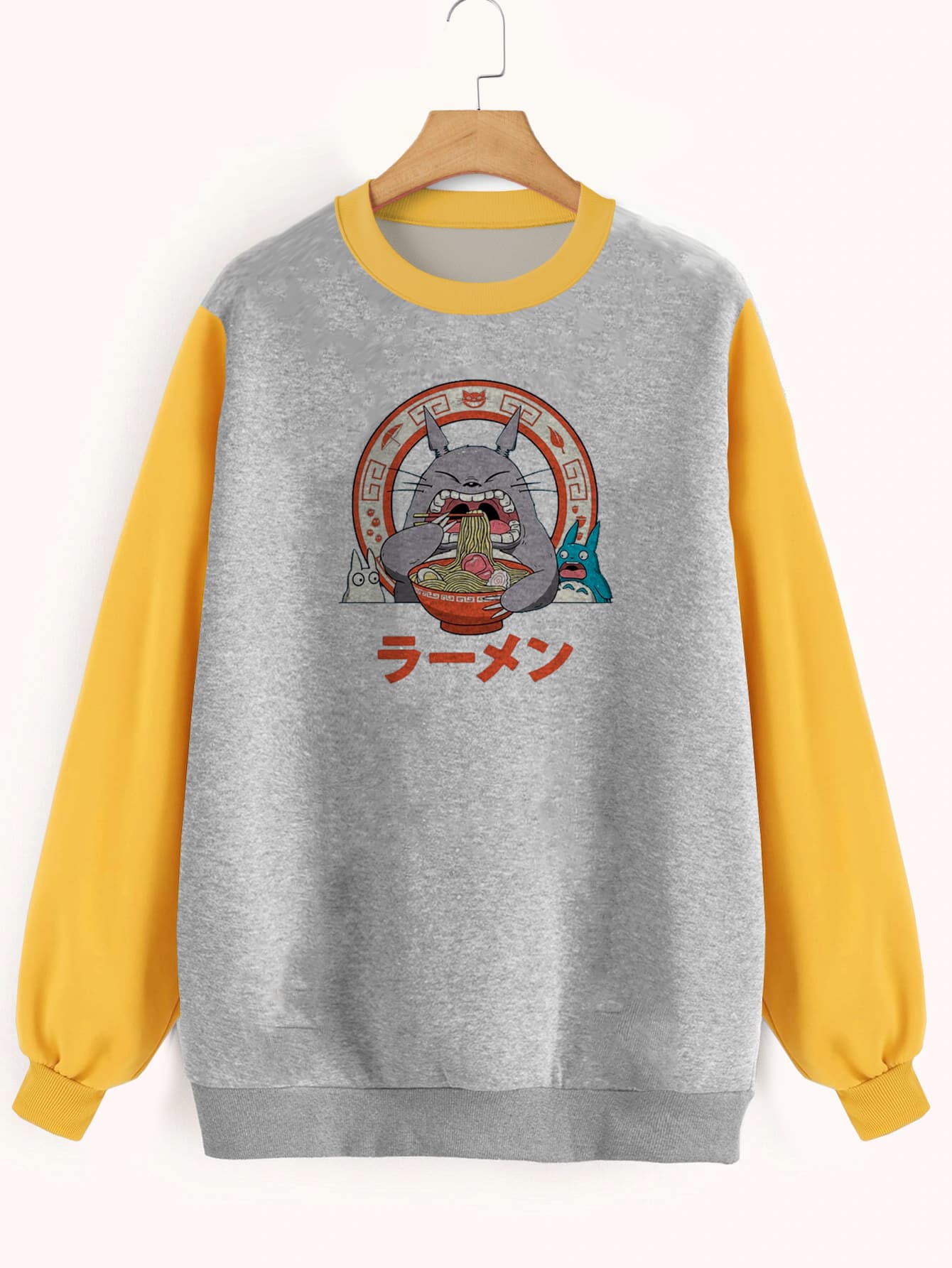 Buzo ancho cuello Totoro Ramen