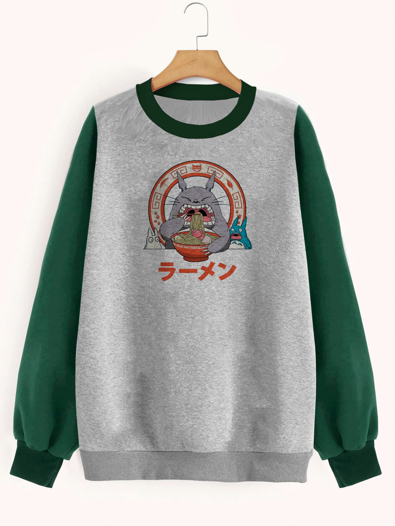 Buzo ancho cuello Totoro Ramen