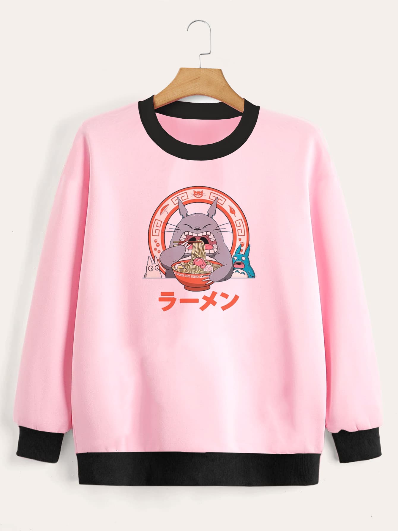 Buzo ancho cuello Totoro Ramen