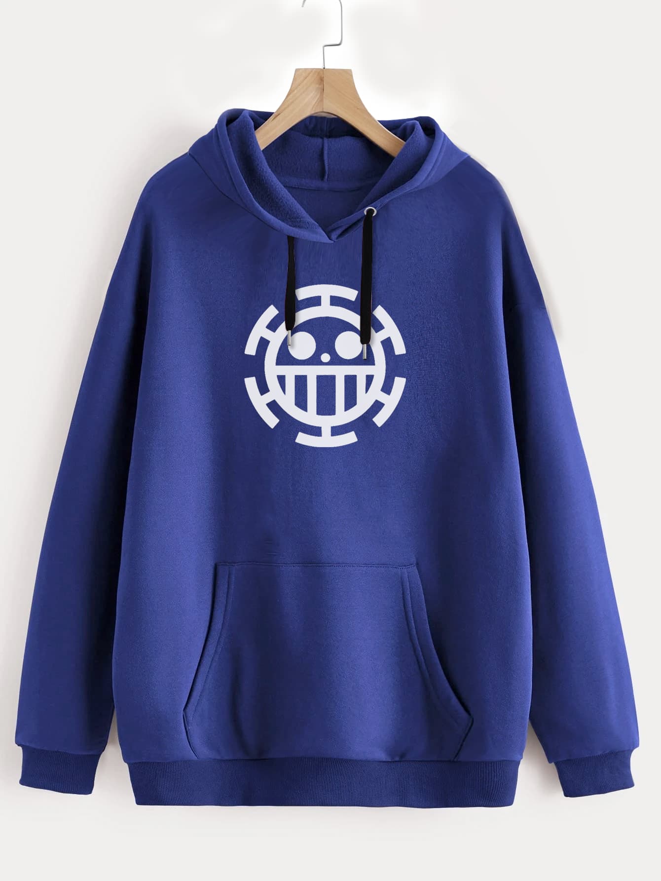 Buzo ancho hoodie Trafalgar Law Logo