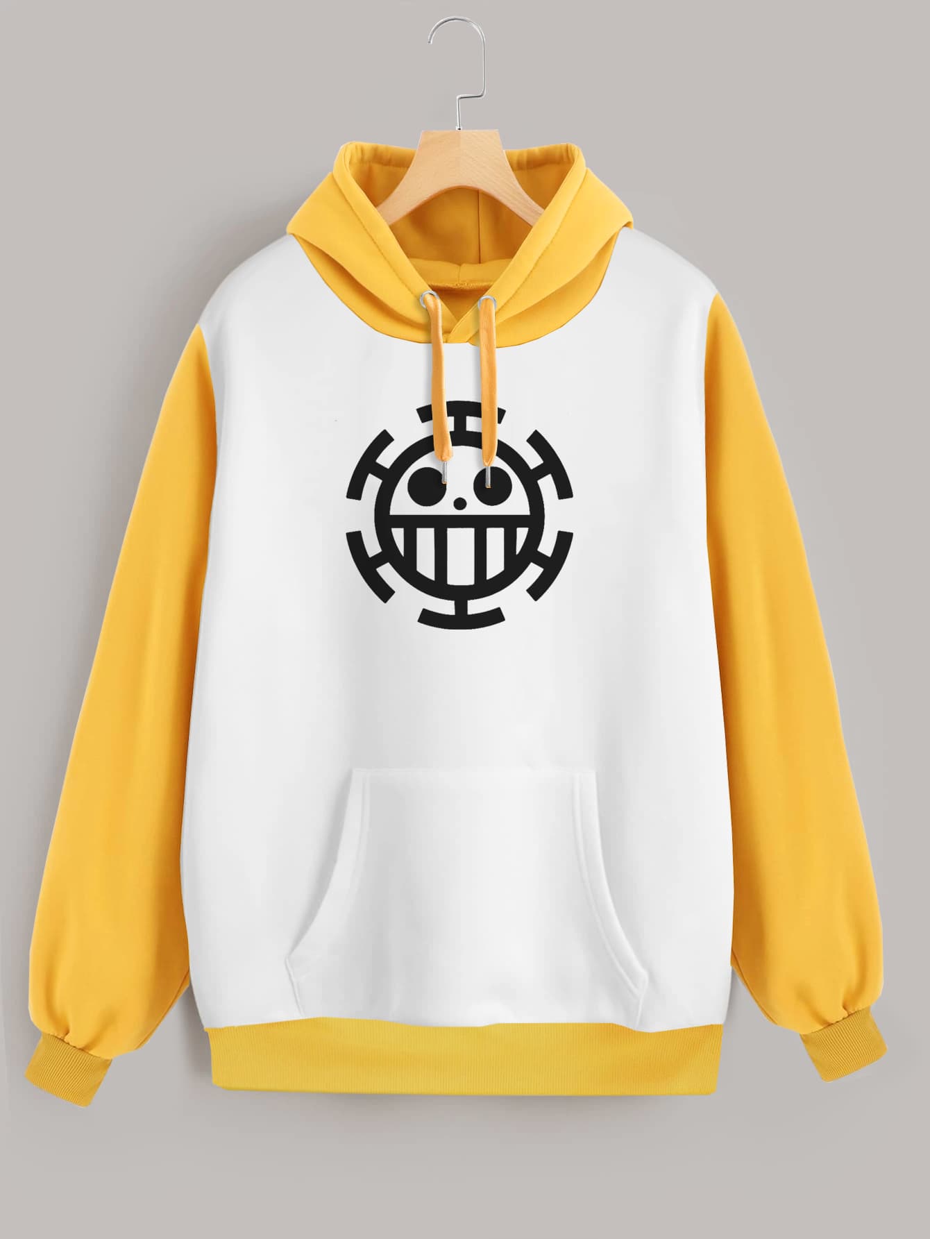 Buzo ancho hoodie Trafalgar Law Logo
