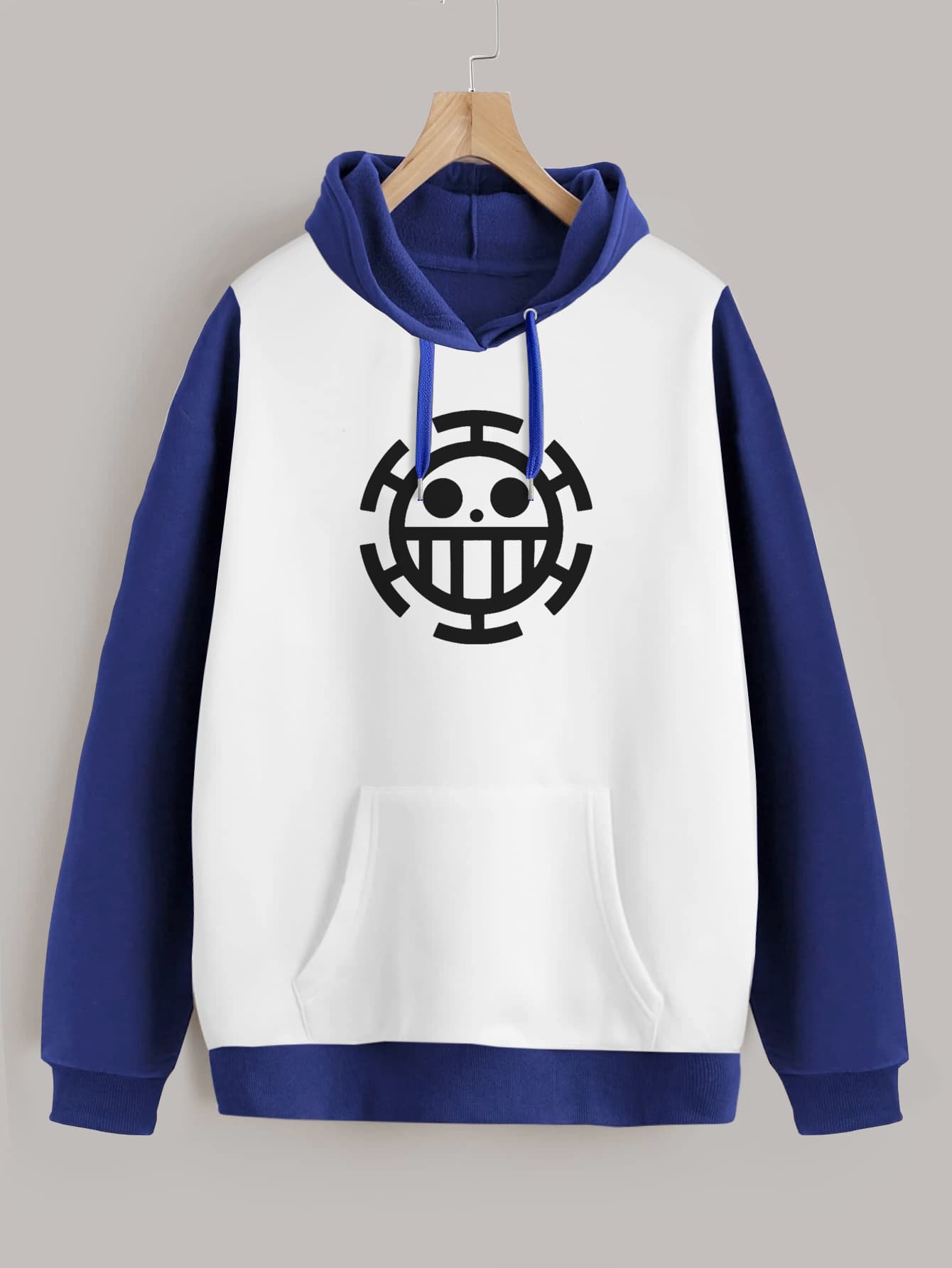 Buzo ancho hoodie Trafalgar Law Logo