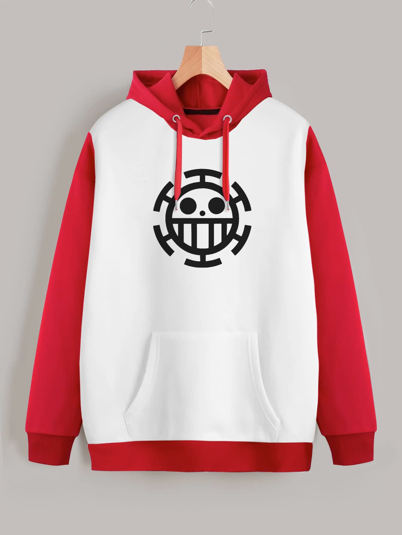 Buzo ancho hoodie Trafalgar Law Logo