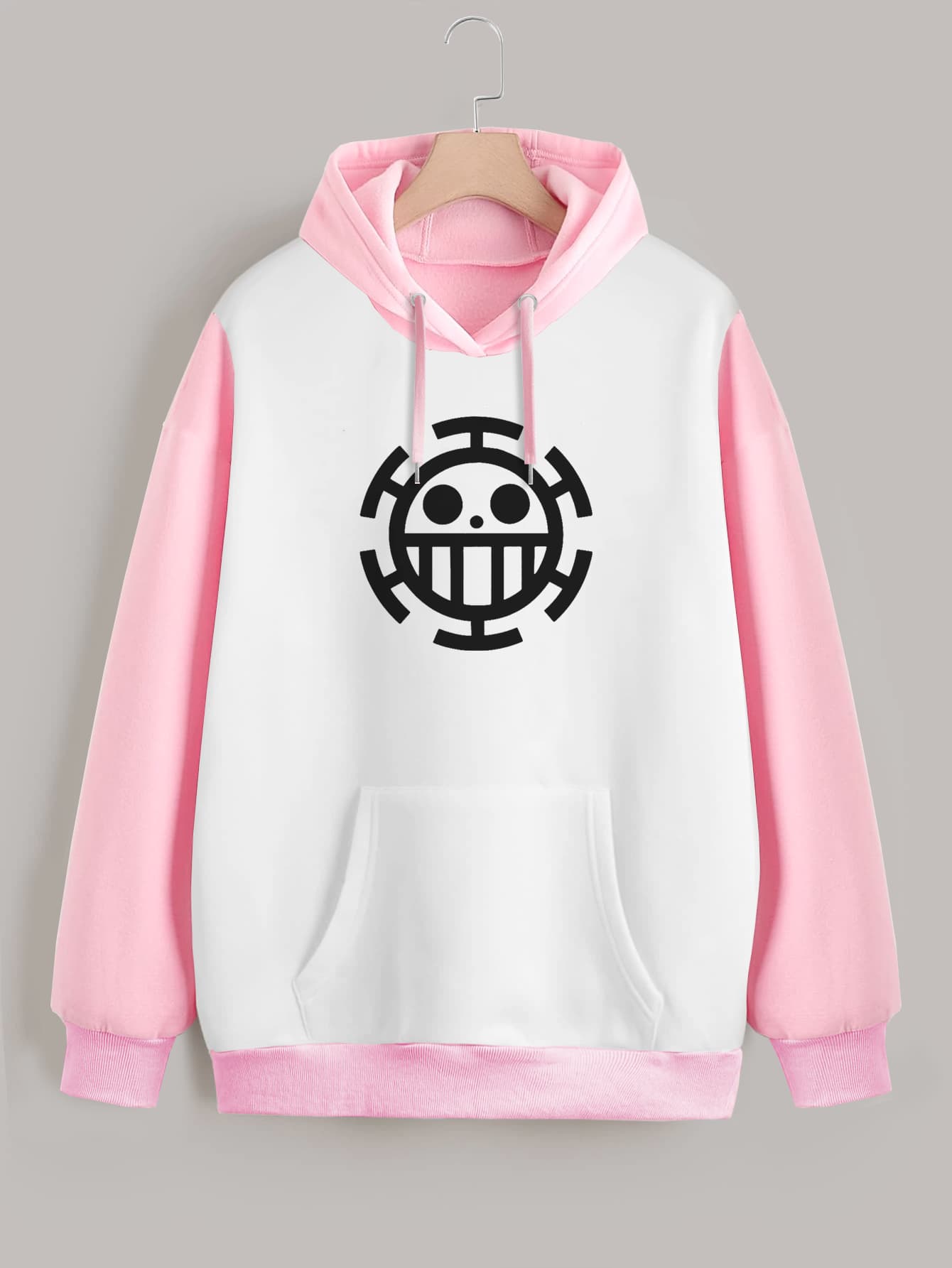 Buzo ancho hoodie Trafalgar Law Logo