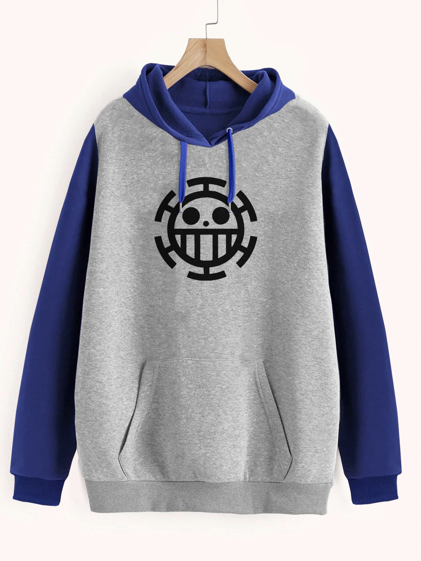 Buzo ancho hoodie Trafalgar Law Logo