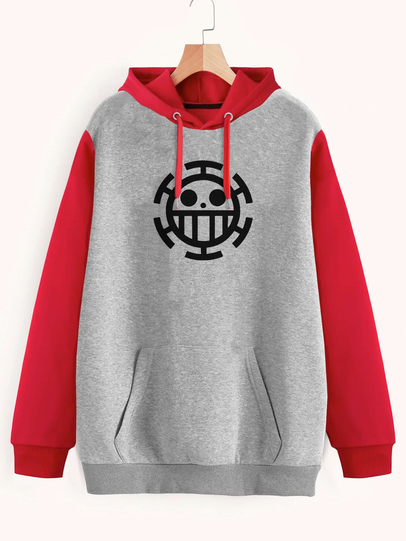 Buzo ancho hoodie Trafalgar Law Logo