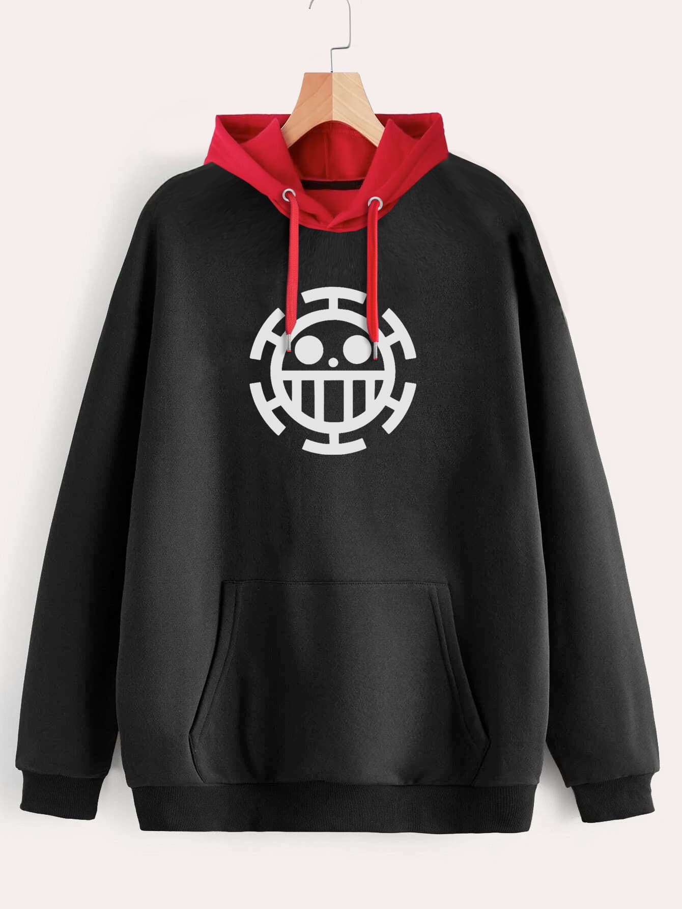 Buzo ancho hoodie Trafalgar Law Logo