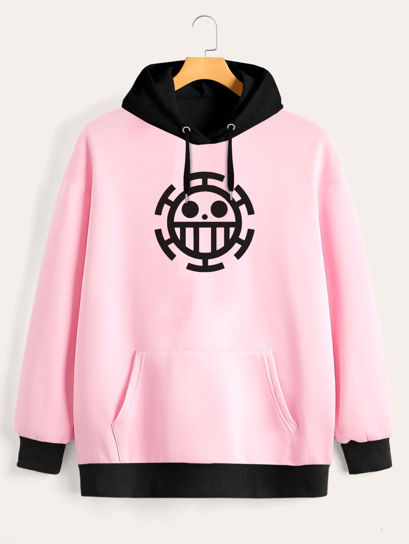 Buzo ancho hoodie Trafalgar Law Logo