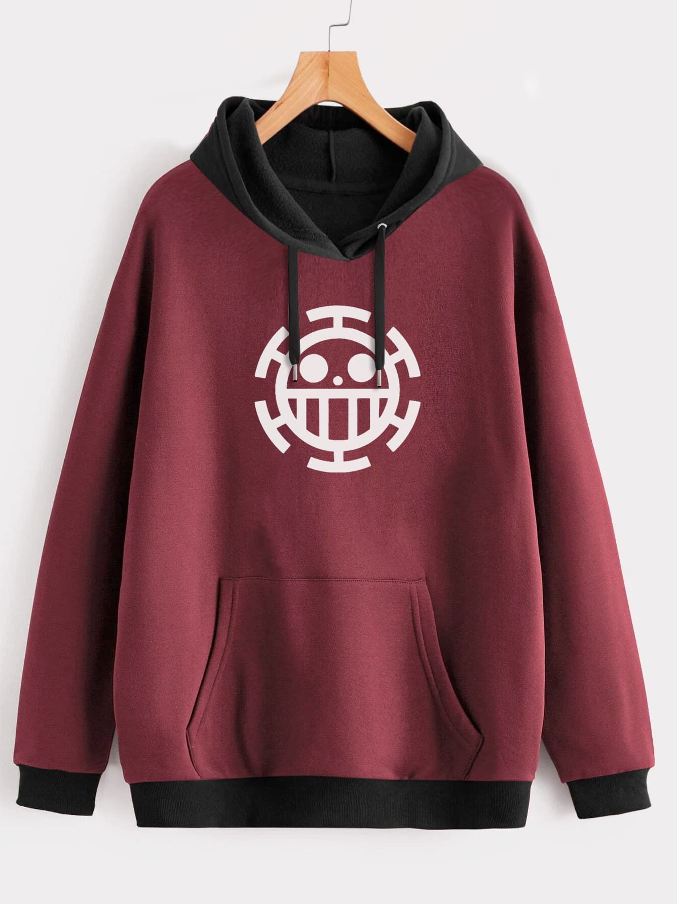 Buzo ancho hoodie Trafalgar Law Logo