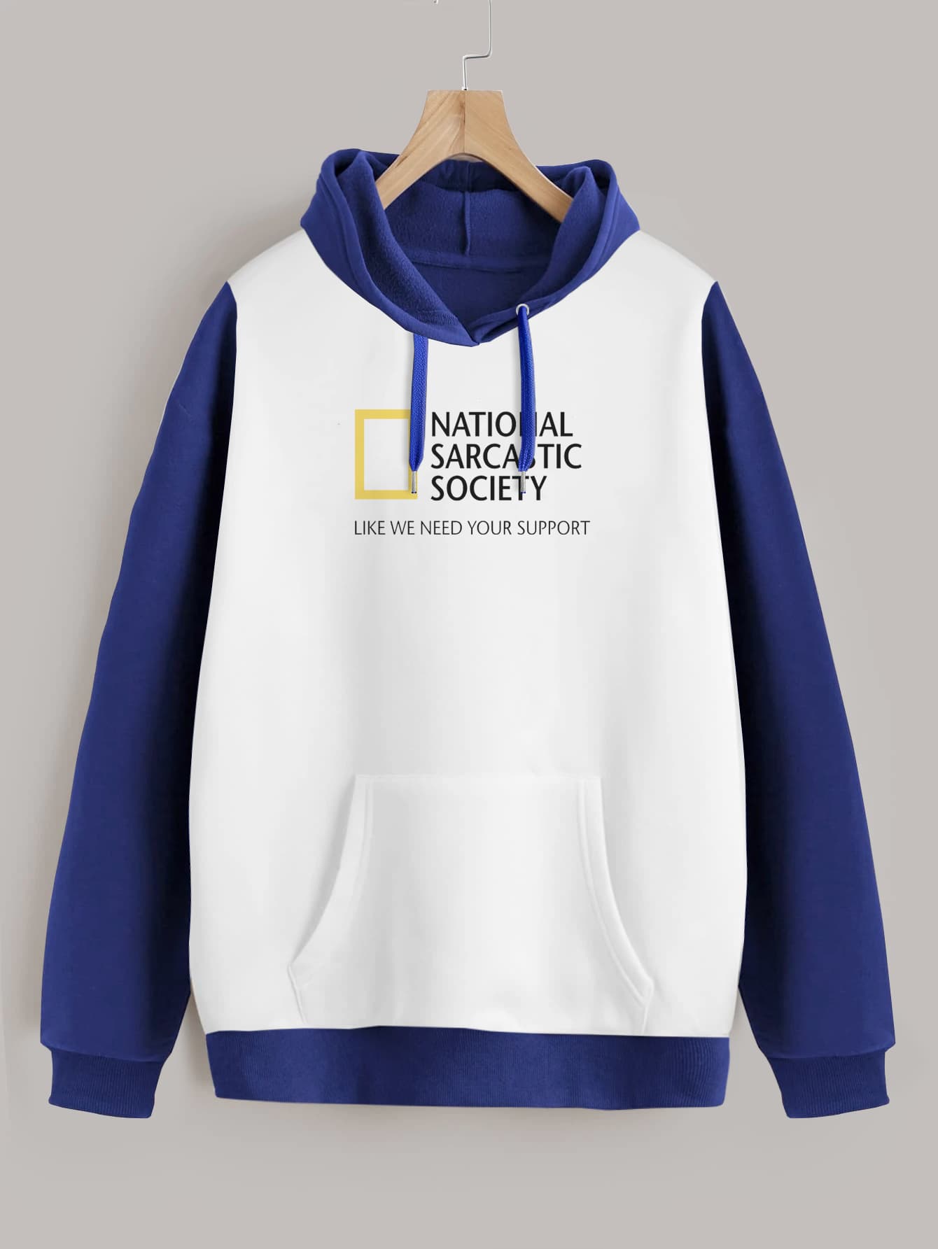 Buzo ancho hoodie National Sarcastic Society