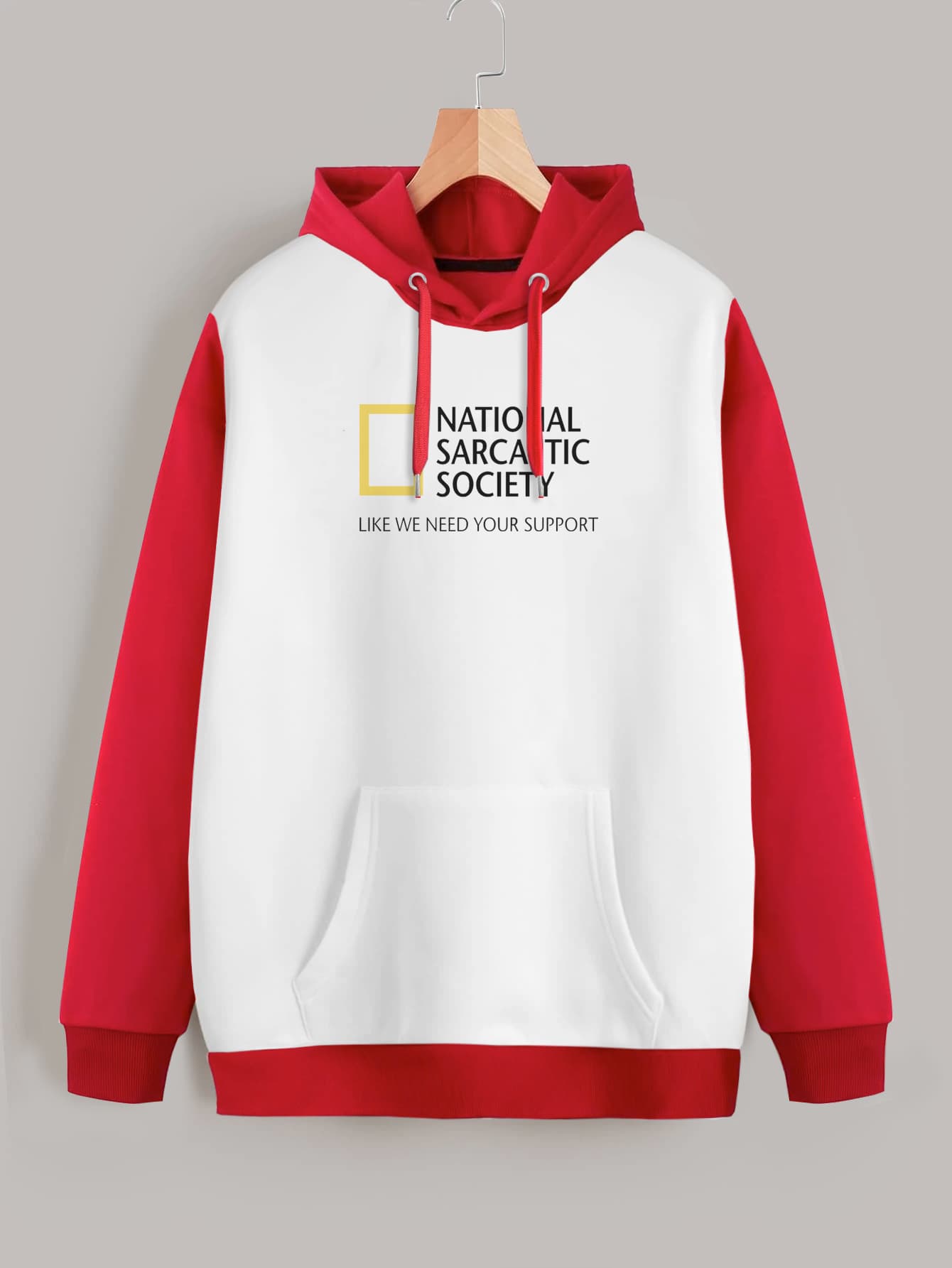Buzo ancho hoodie National Sarcastic Society