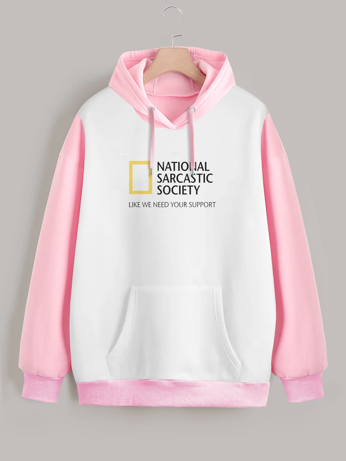 Buzo ancho hoodie National Sarcastic Society