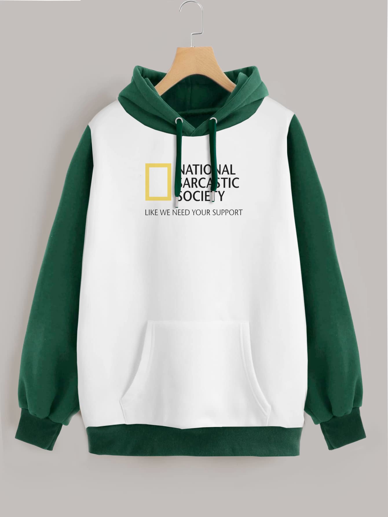 Buzo ancho hoodie National Sarcastic Society