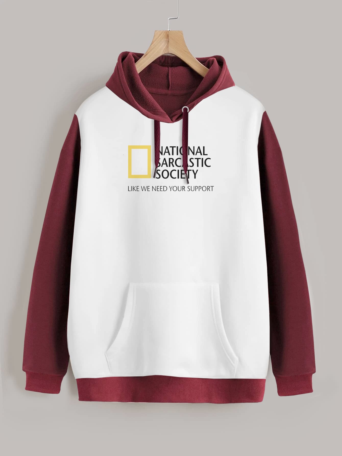 Buzo ancho hoodie National Sarcastic Society