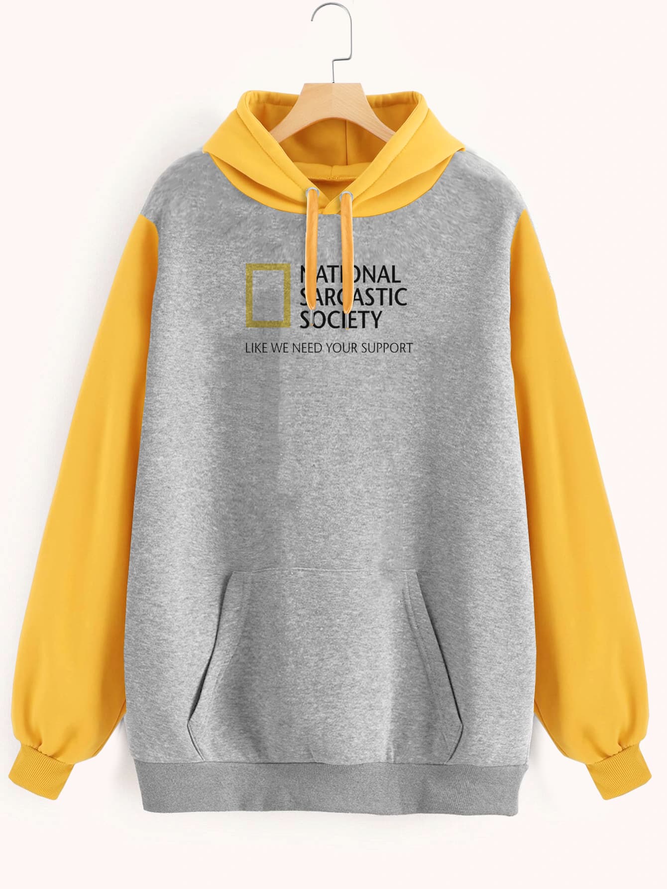 Buzo ancho hoodie National Sarcastic Society