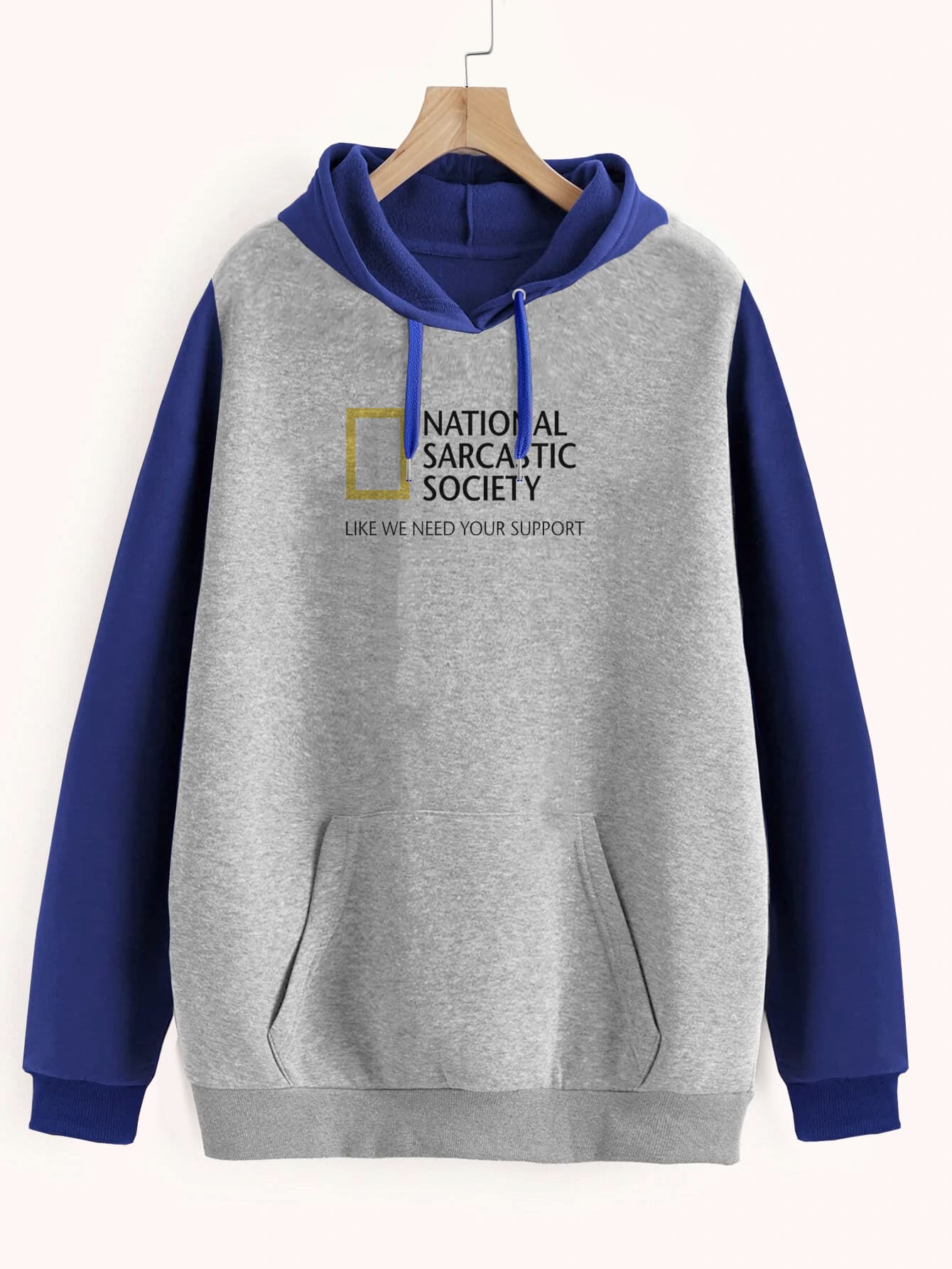 Buzo ancho hoodie National Sarcastic Society
