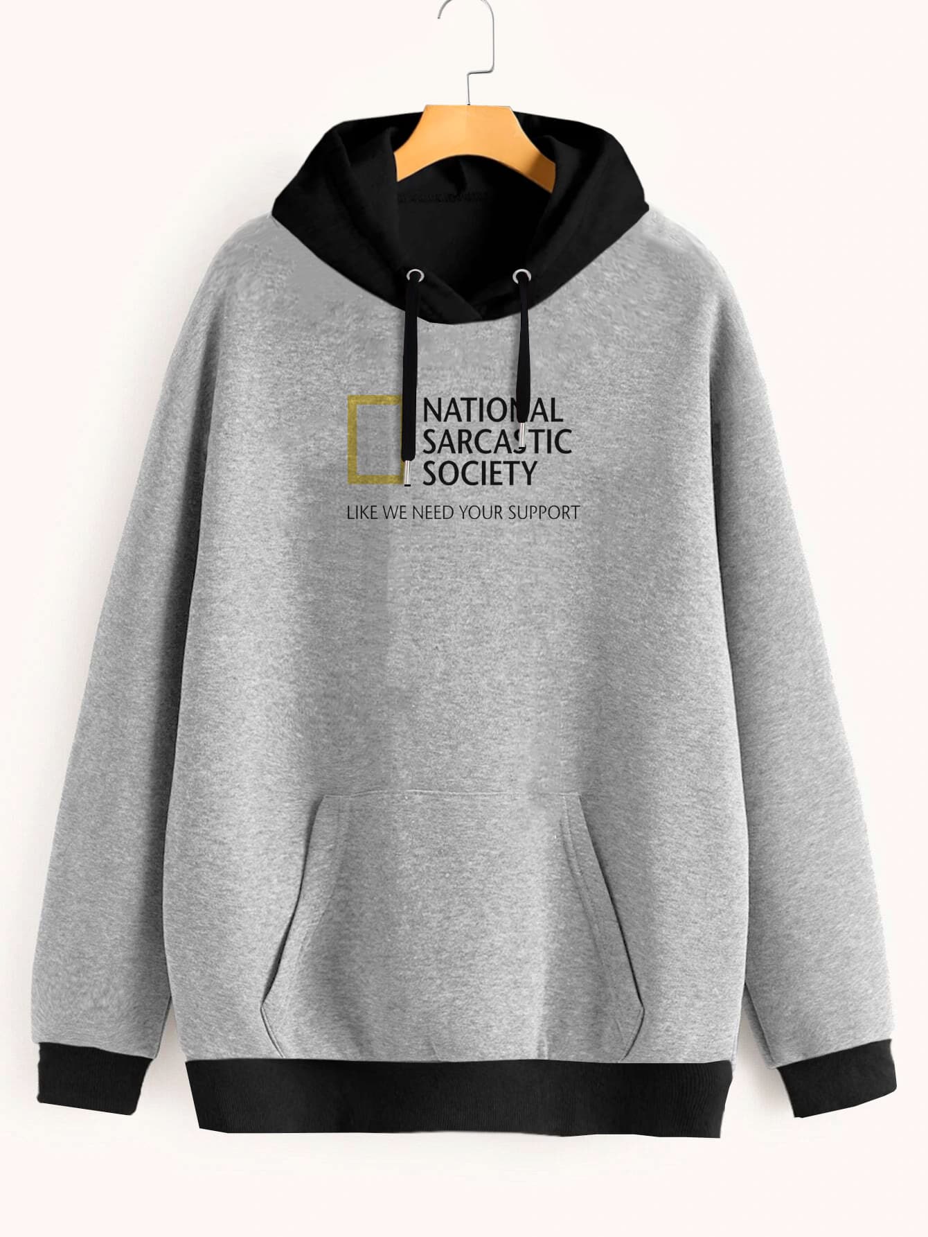 Buzo ancho hoodie National Sarcastic Society