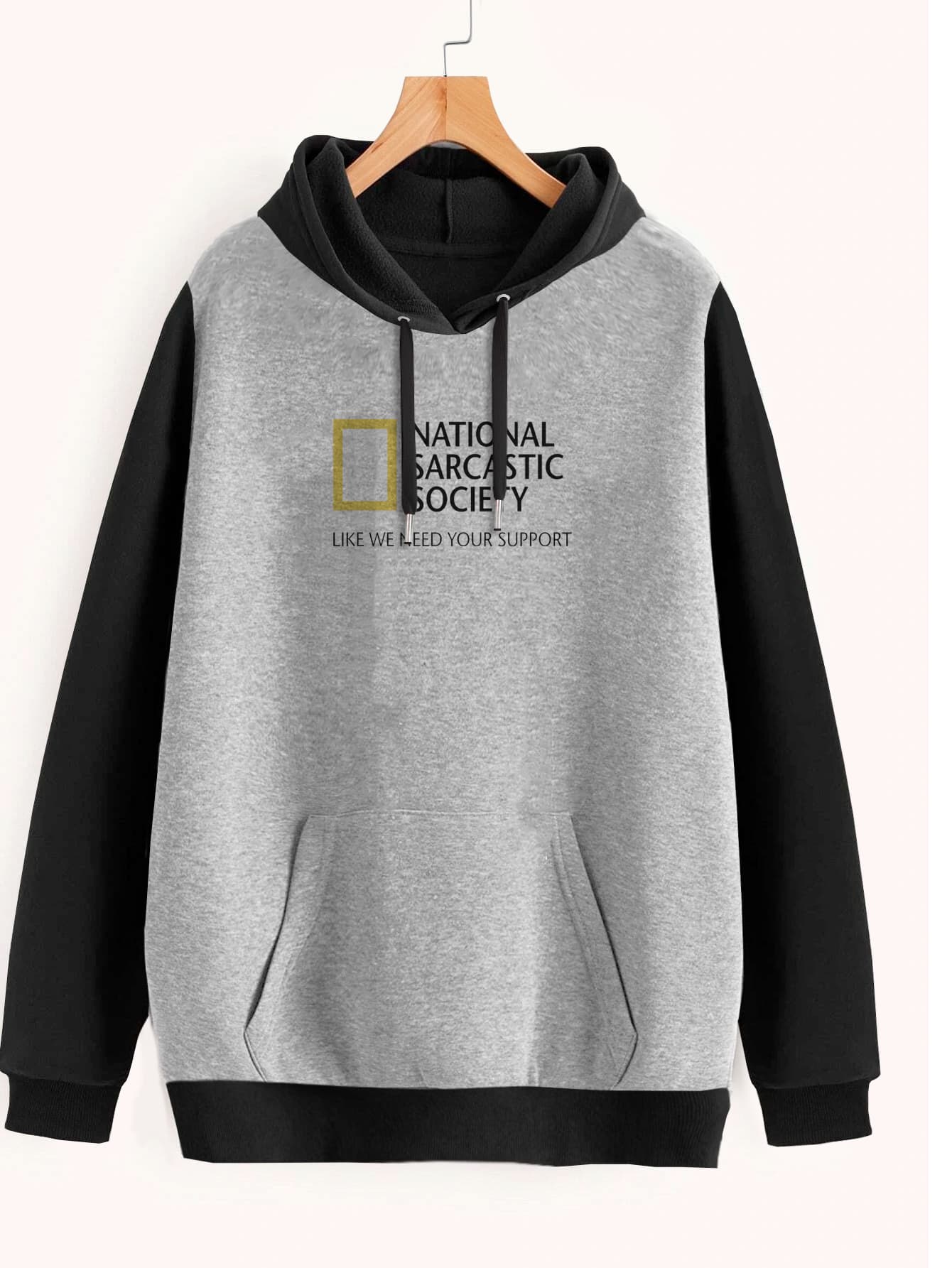 Buzo ancho hoodie National Sarcastic Society